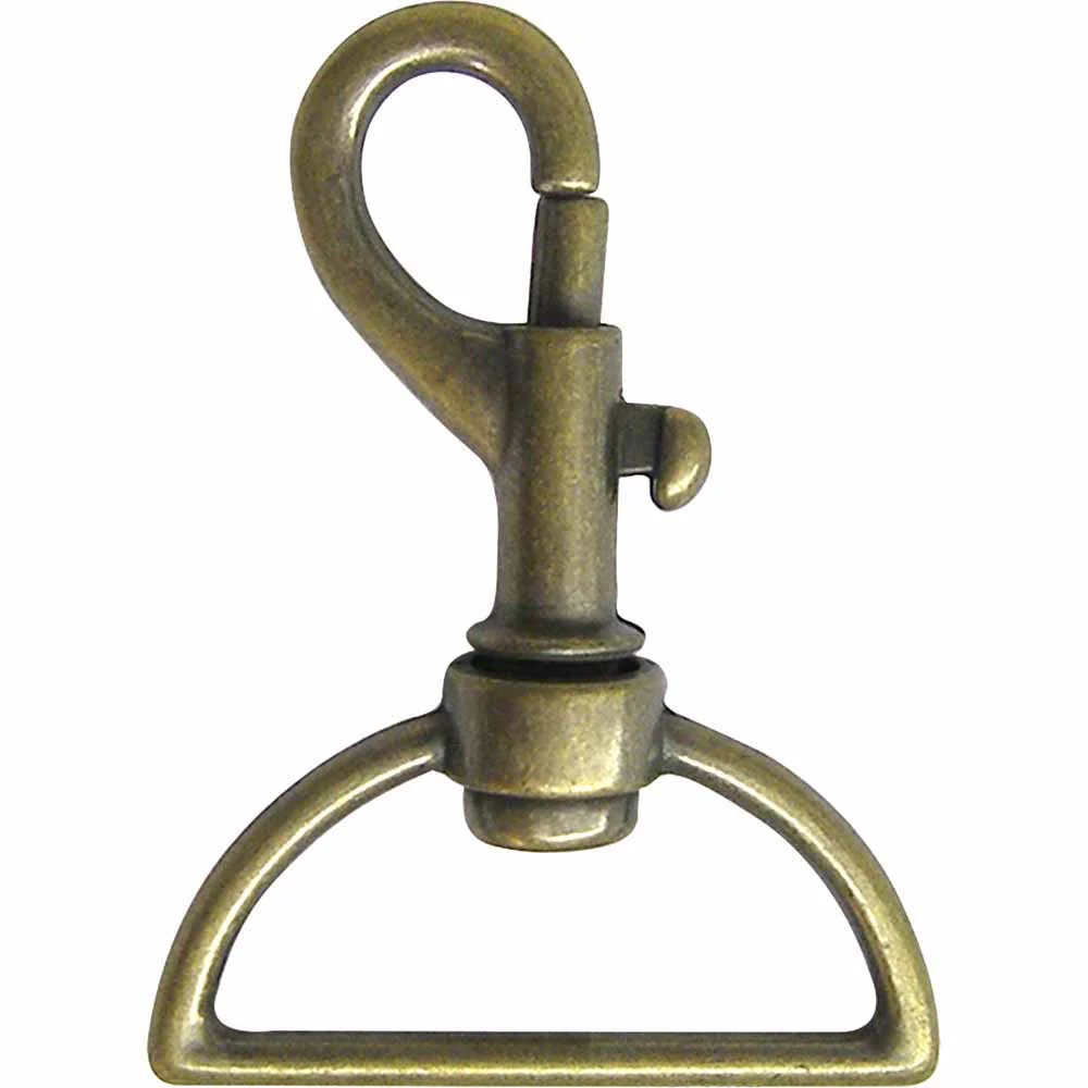 UNIQUE SEWING Swivel Hook - 25mm (1") - Antique Gold - Image 2