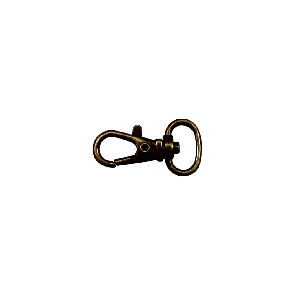 UNIQUE SEWING Swivel Hooks - 12mm (½") - Antique Gold - 2 pcs. - Image 2