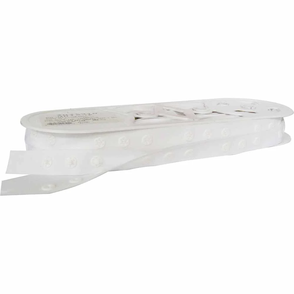 UNIQUE Snaps Tape - 18mm x 10m (¾" x 11yds) - White