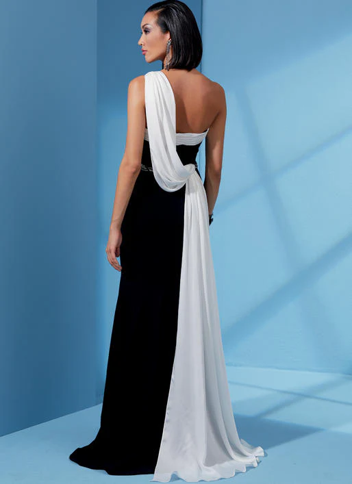 V1616 Misses'/Misses' Petite Dress (size: 14-16-18-20-22) - Image 5