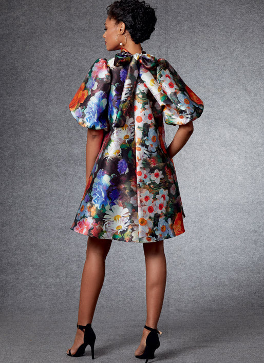 V1723 Misses' Special Occasion Dress (size: 16-18-20-22-24) - Image 4