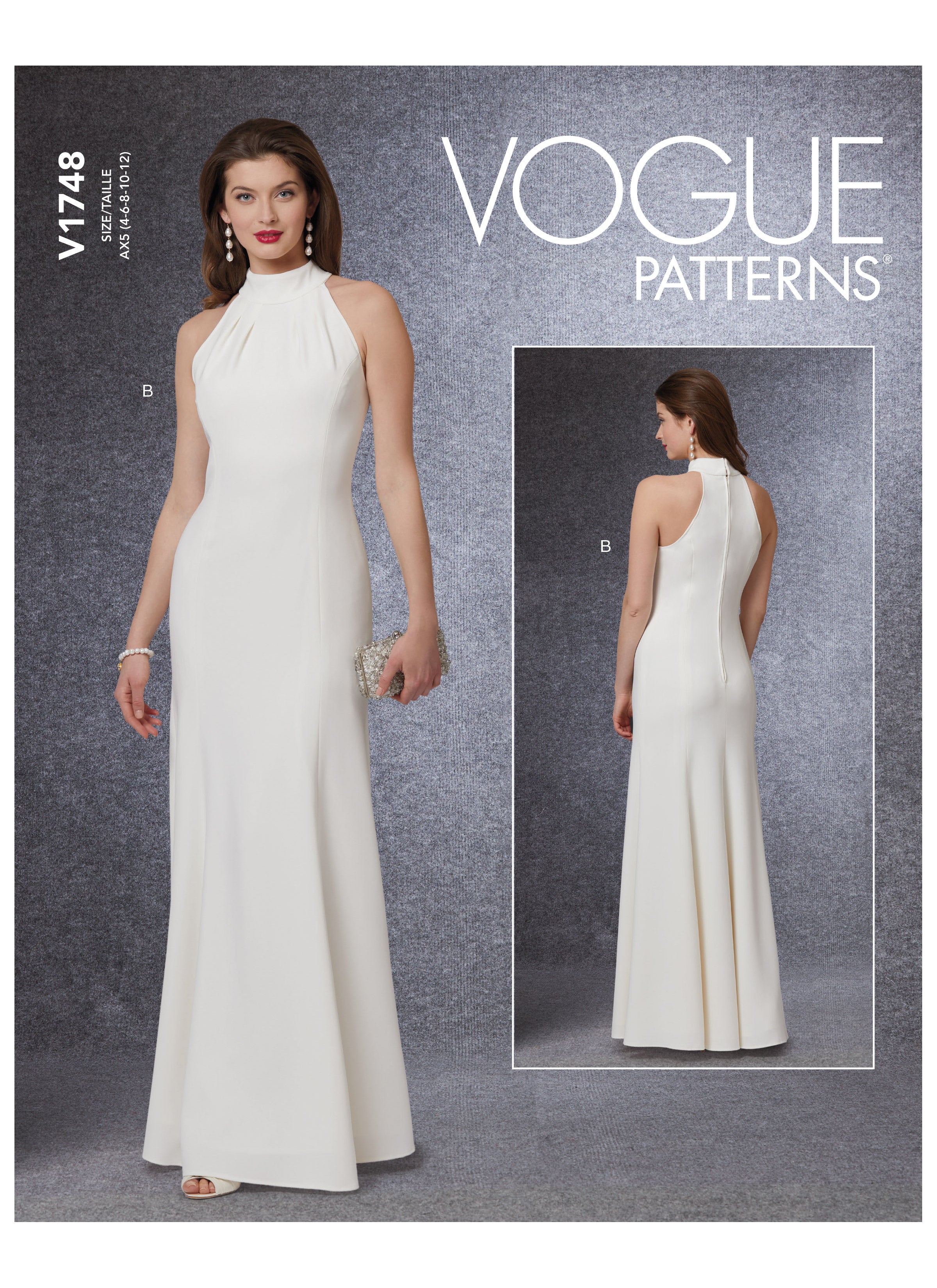 V1748 Misses' Special Occasion Dress (size: 12-14-16-18-20)