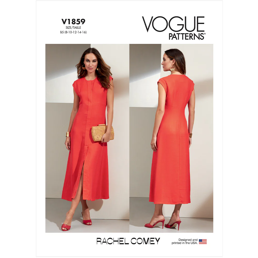 V1859 Misses' Dress (16-18-20-22-24)
