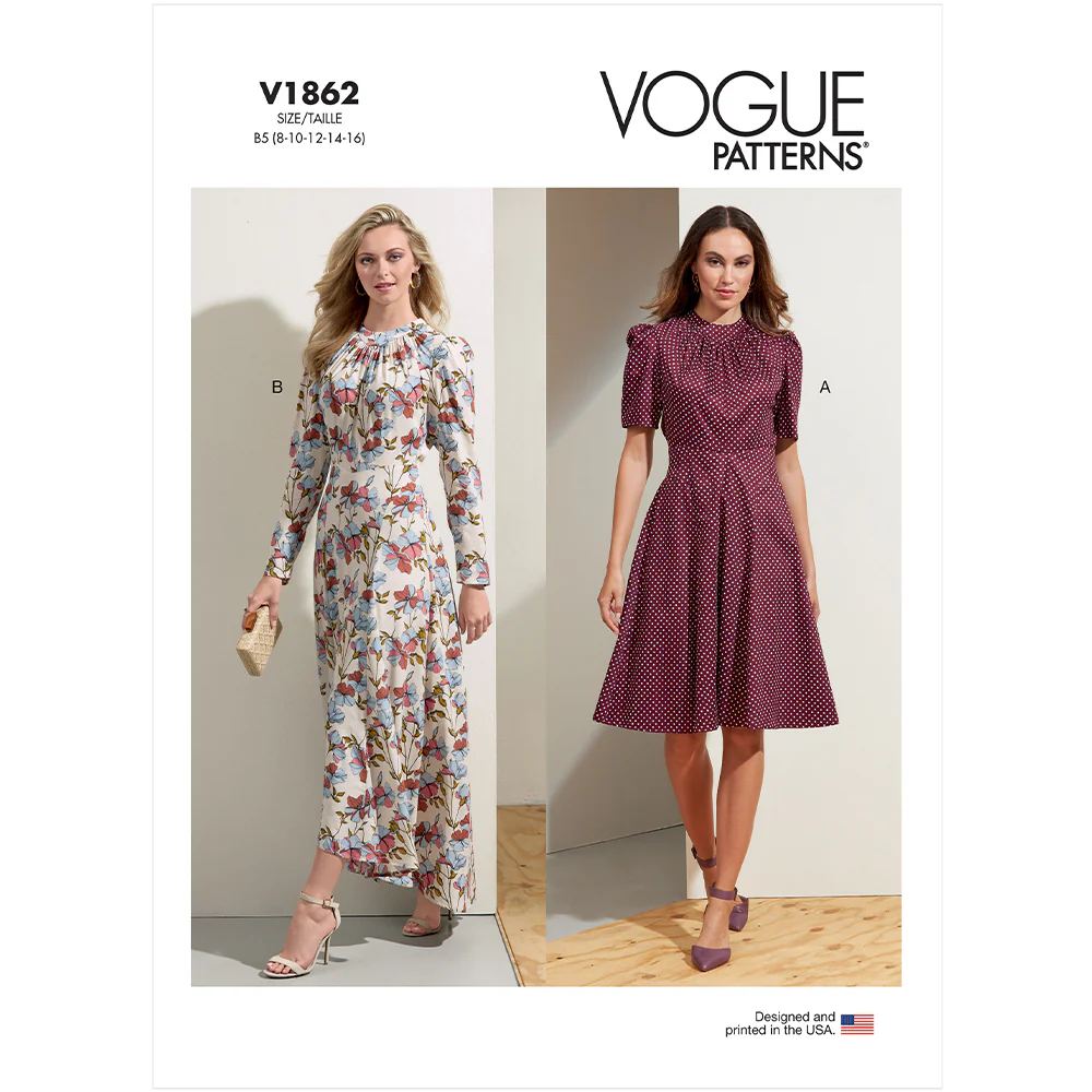 V1862 Misses' Dress