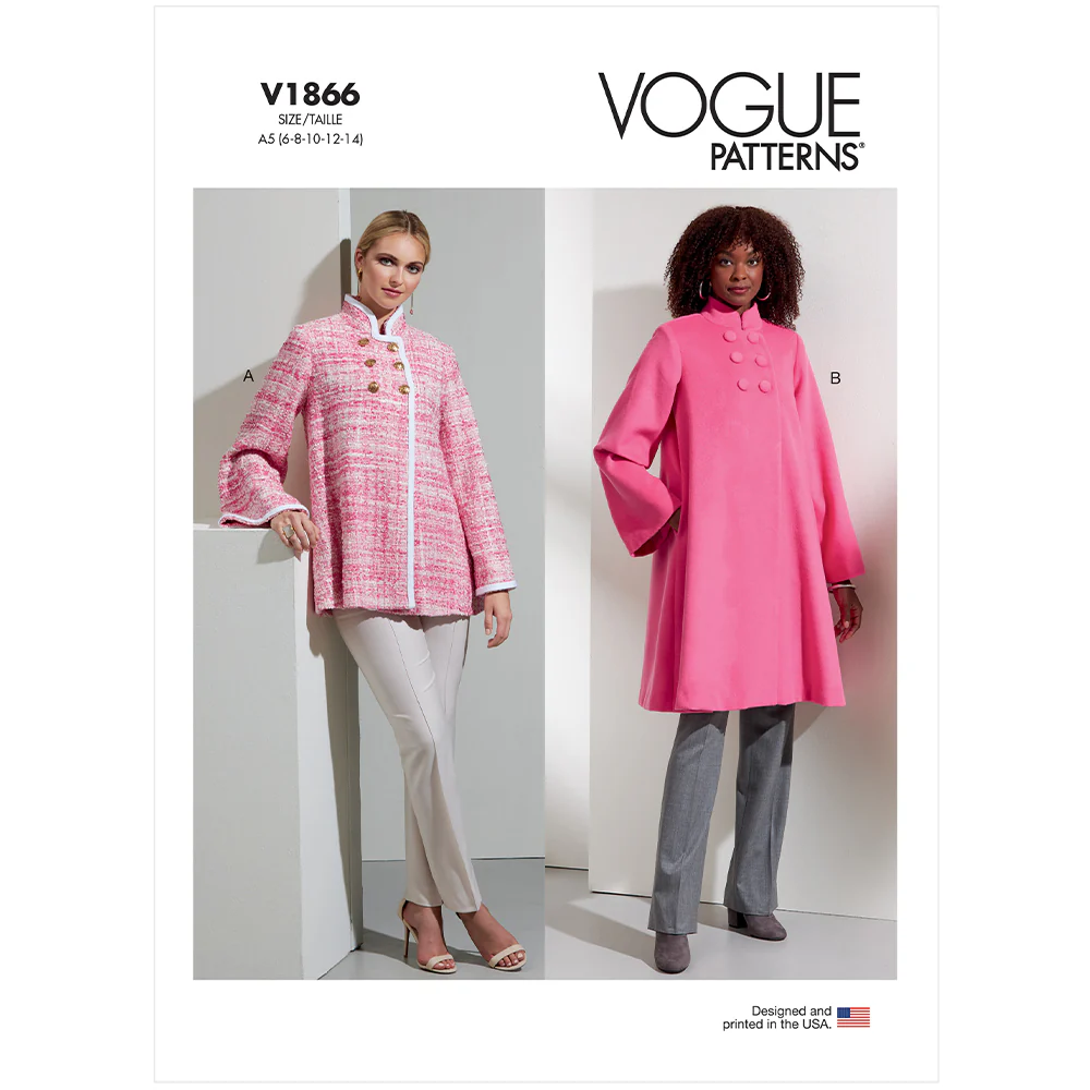 V1866 Misses' Coat