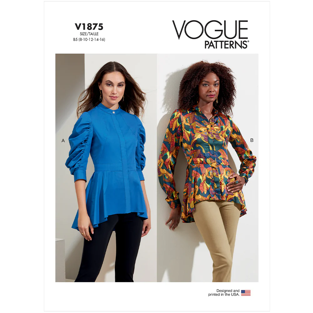 V1875 Misses' Tops (18-20-22-24-26)