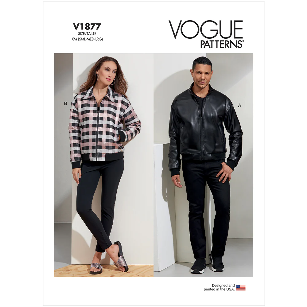 V1877 Unisex Bomber Jacket (XL-XXL-XXXL)