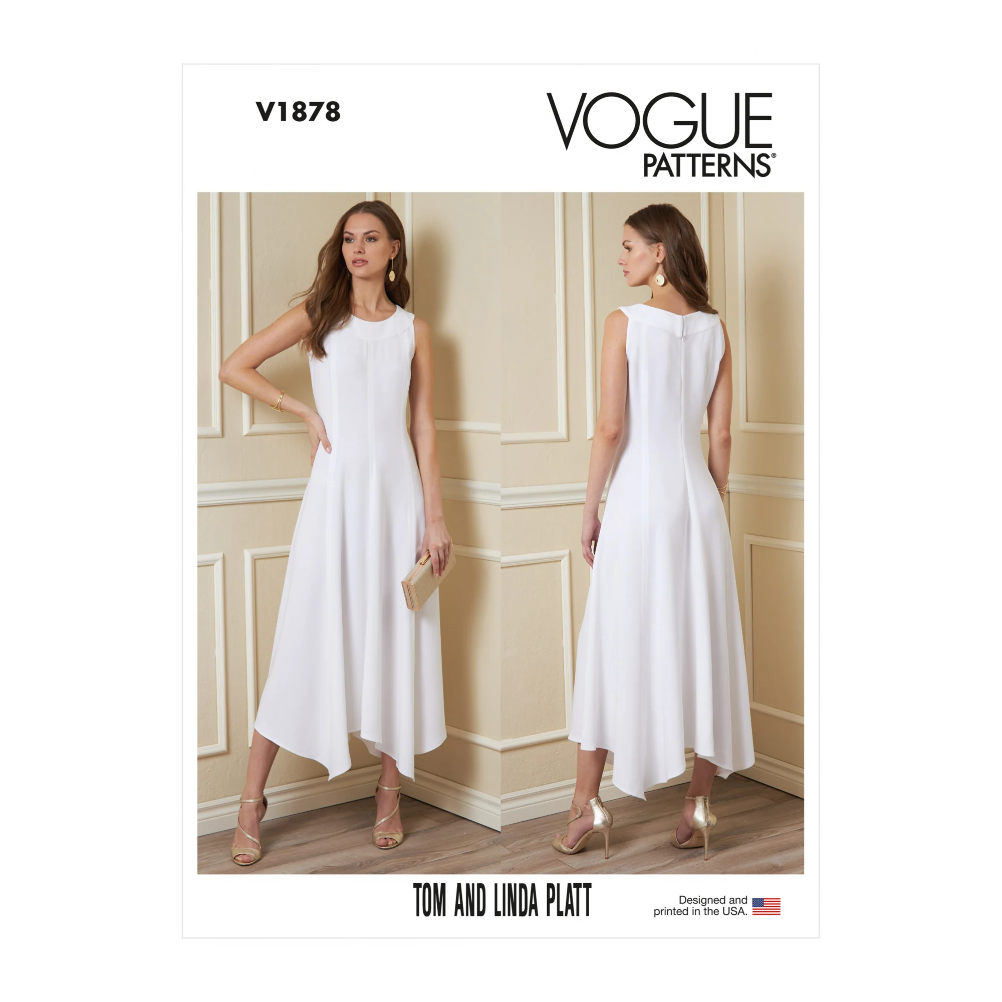 V1878 Misses' and Misses' Petite Dress by Tom and Linda Platt
