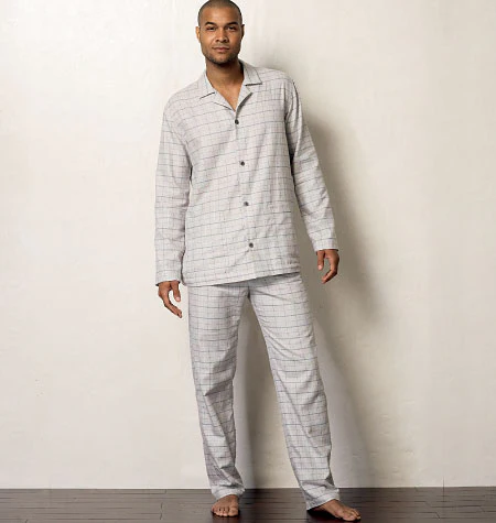 V8964 Men's Robe, Top, Shorts and Pants - Mens (Size: MXX (40-42-44-46)) - Image 4
