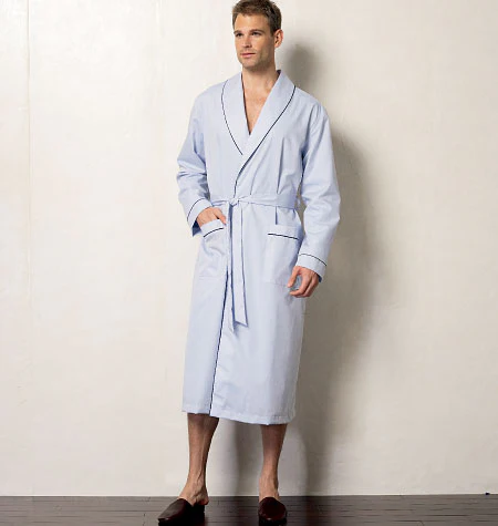 V8964 Men's Robe, Top, Shorts and Pants - Mens (Size: MXX (40-42-44-46)) - Image 6