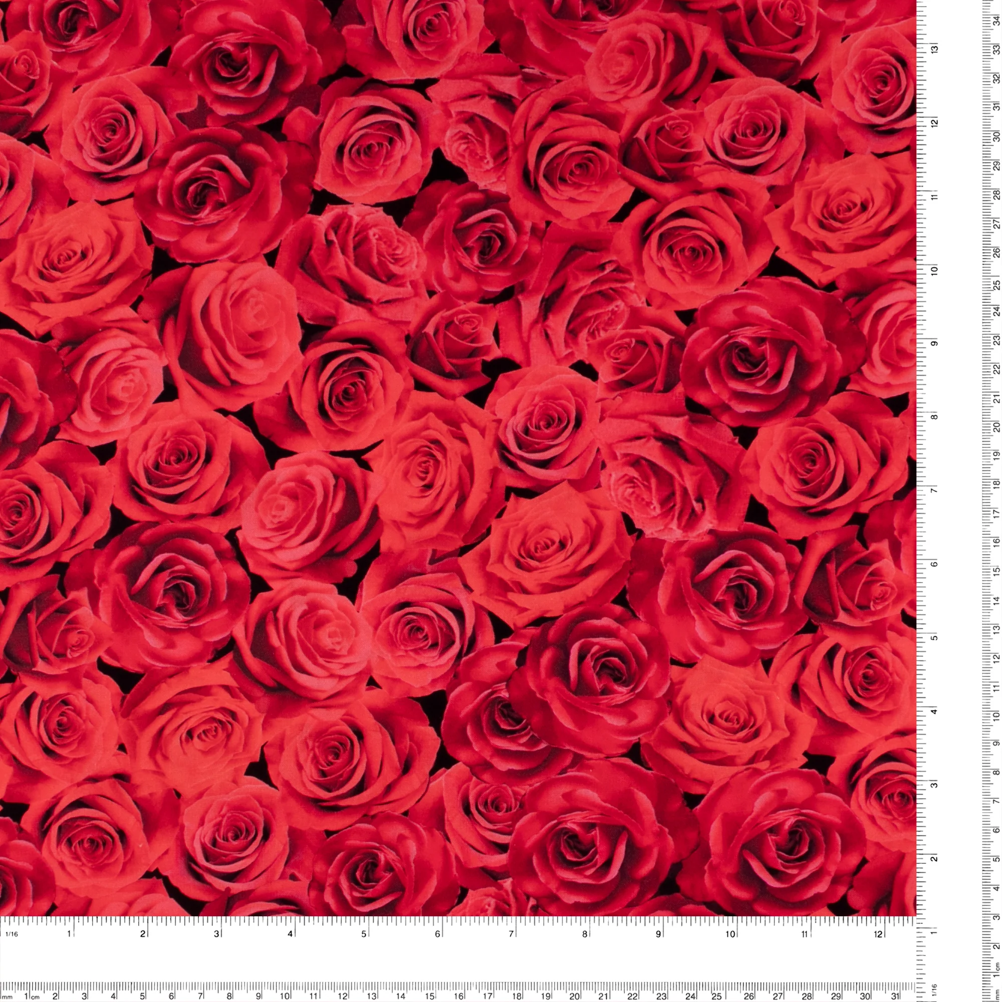 VALENTINE'S Printed Cotton - 036 - Red - Image 3