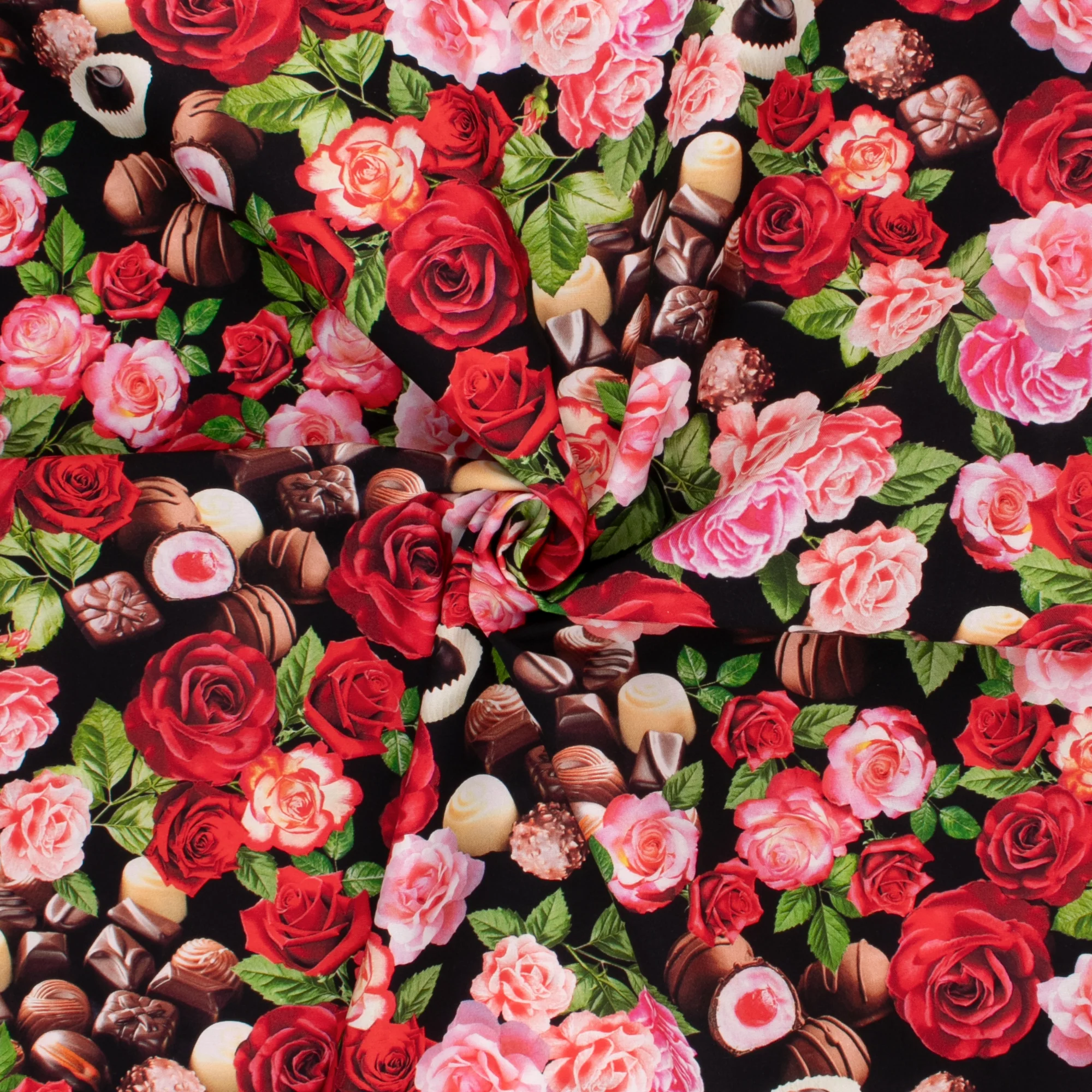 VALENTINE'S Printed Cotton - 038 - Black - Image 2