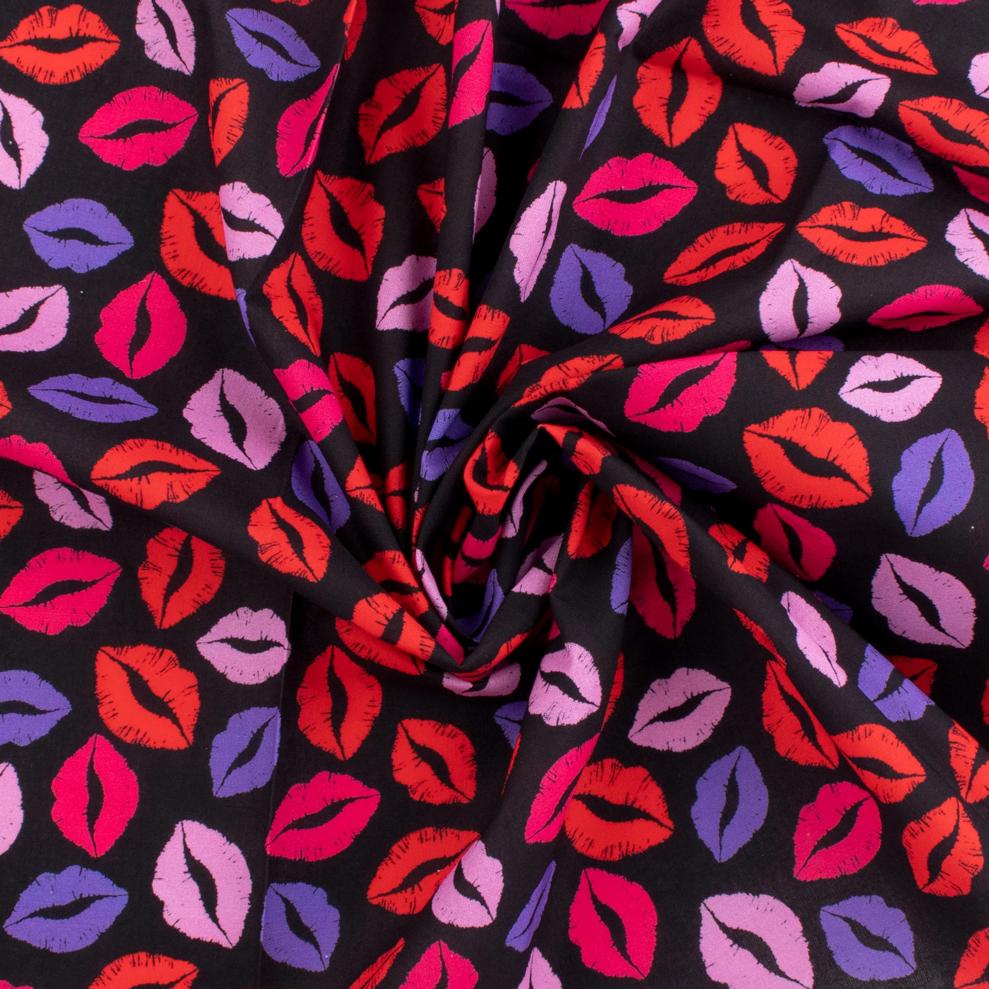 VALENTINE'S Printed Cotton - 043 - Black - Image 2