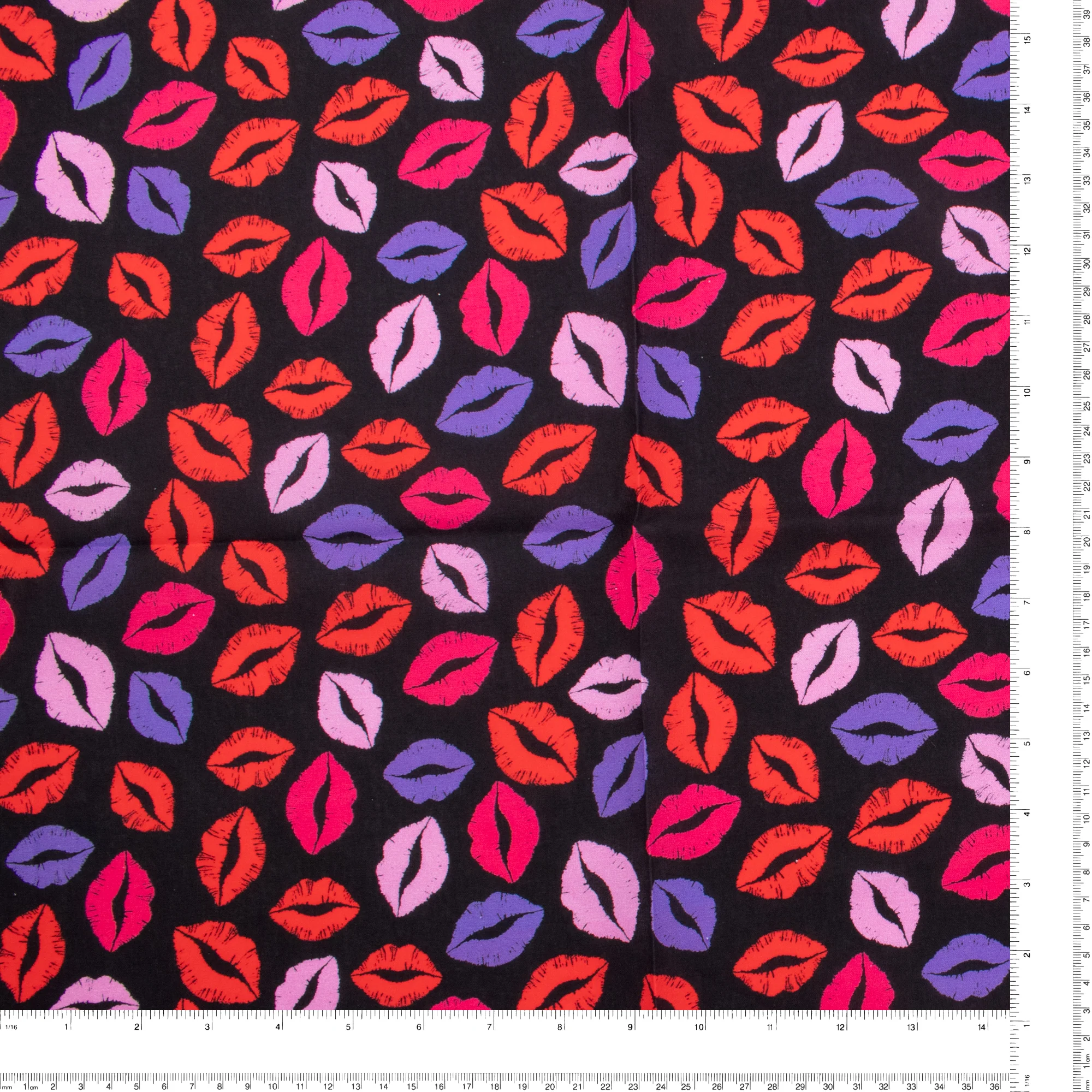VALENTINE'S Printed Cotton - 043 - Black - Image 3