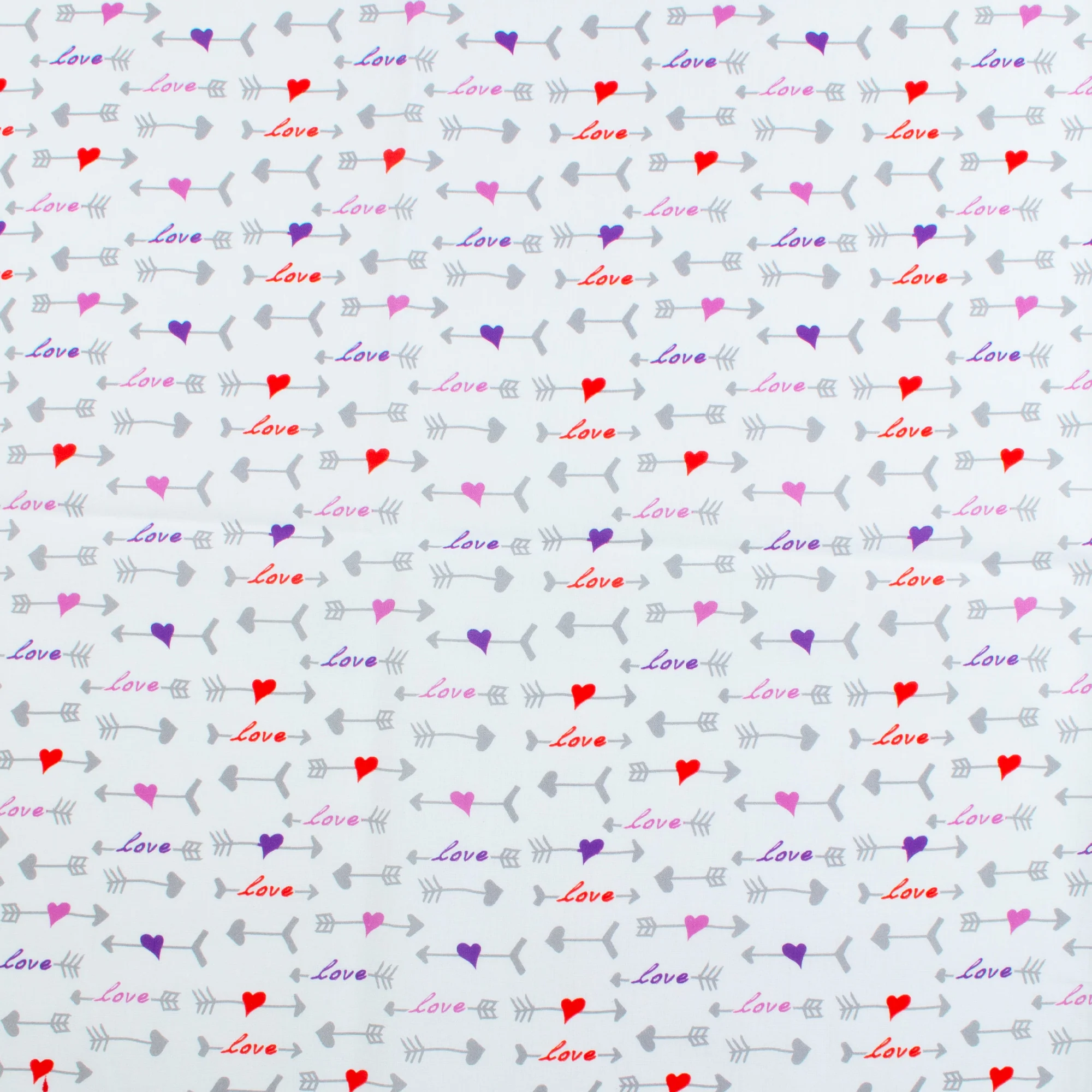 VALENTINE'S Printed Cotton - 045 - White