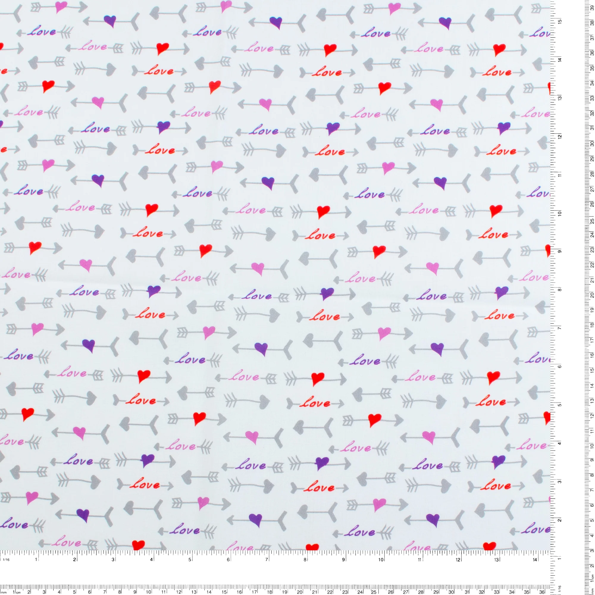VALENTINE'S Printed Cotton - 045 - White - Image 3