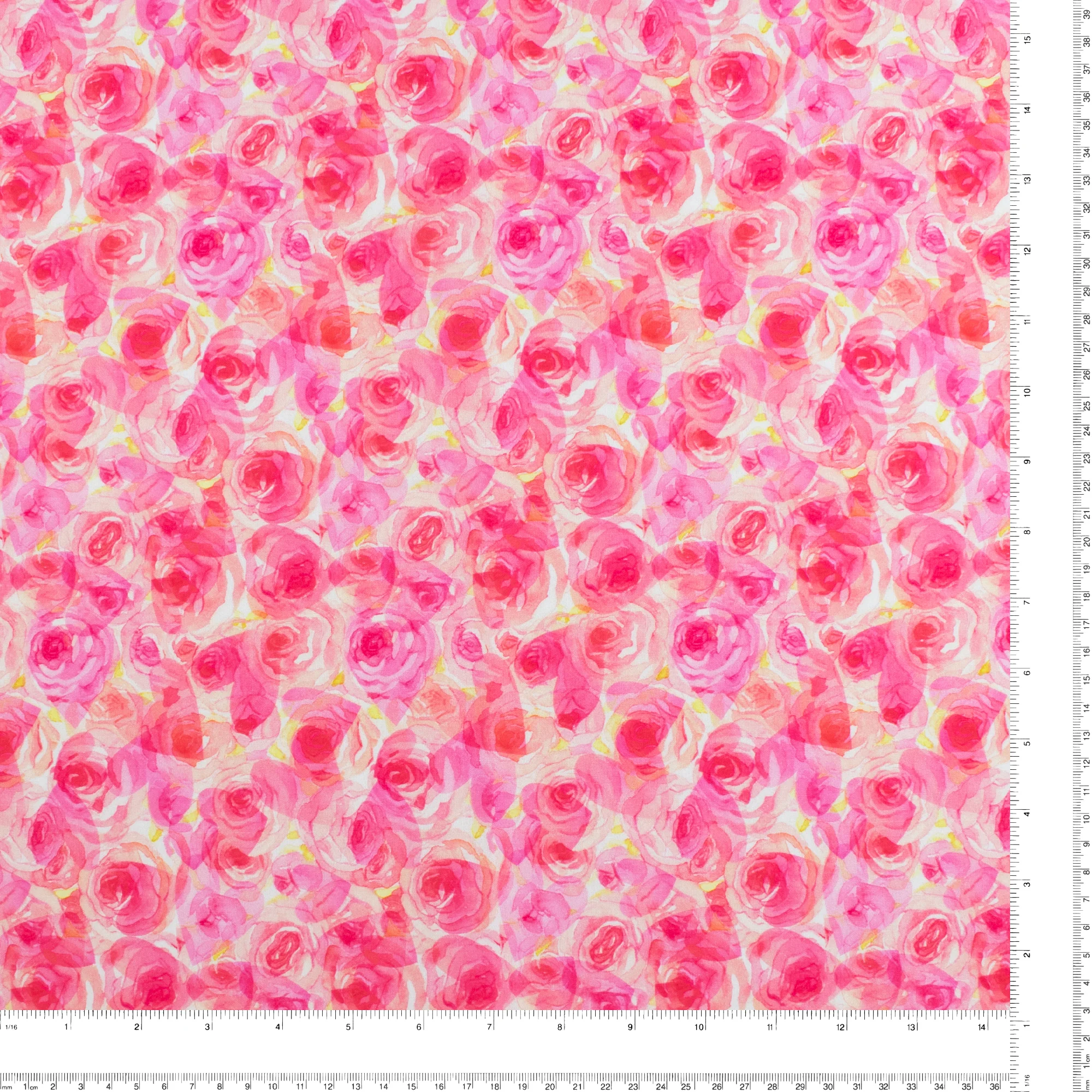 VALENTINE'S Printed Cotton - 047 - Pink - Image 3