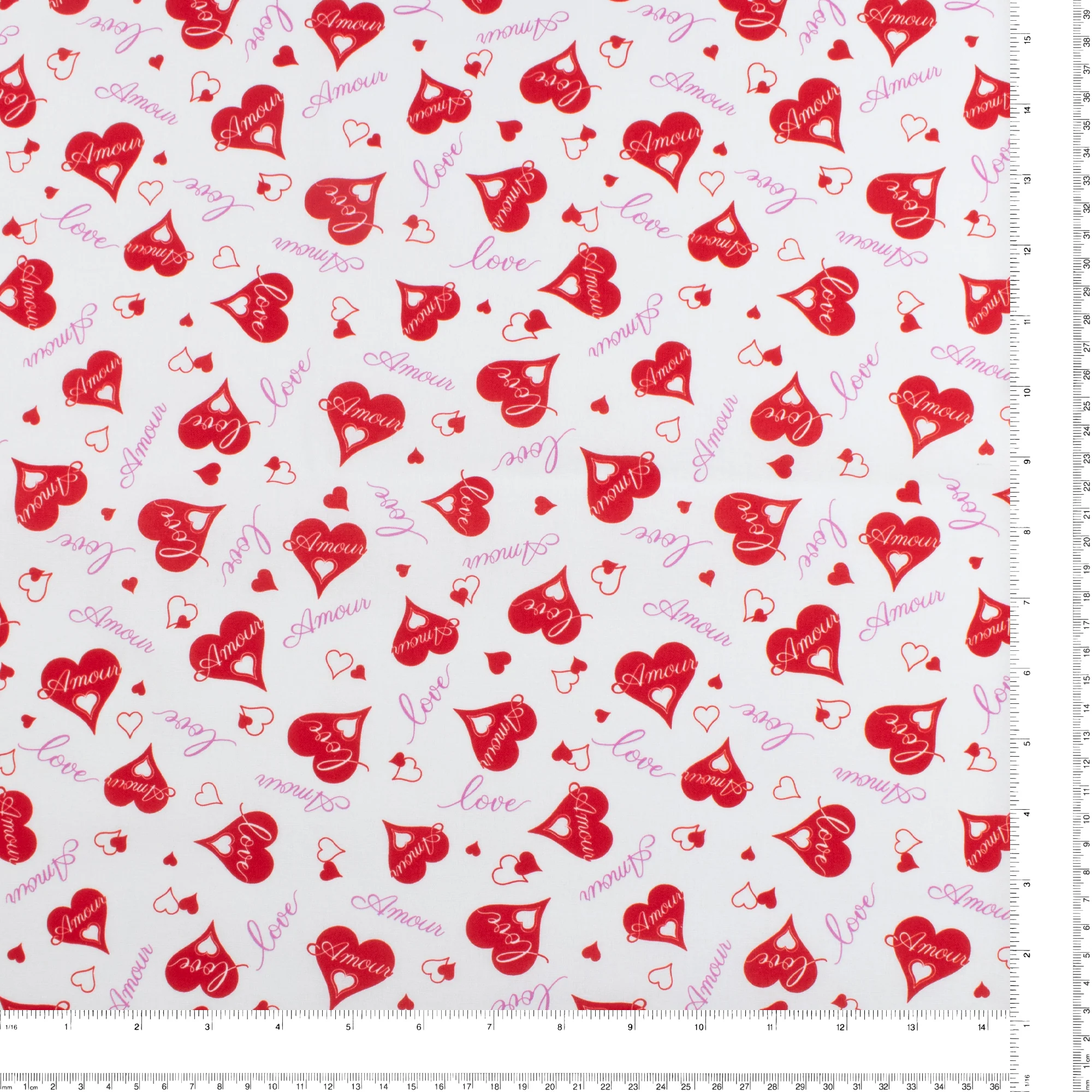 VALENTINE'S Printed Cotton - 049 - White - Image 3