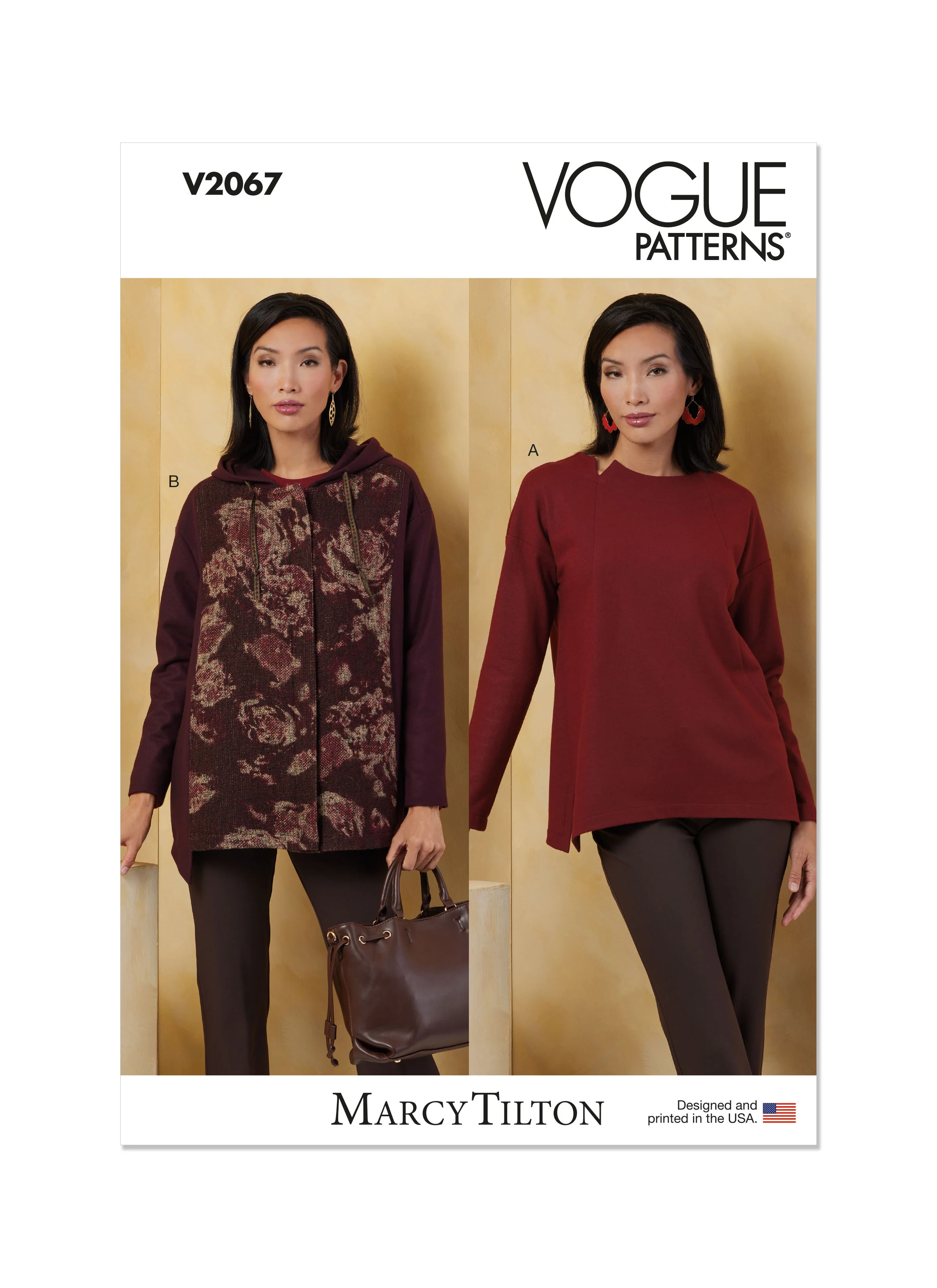 Vogue - V2067 MISSES' KNIT TOP AND JACKET