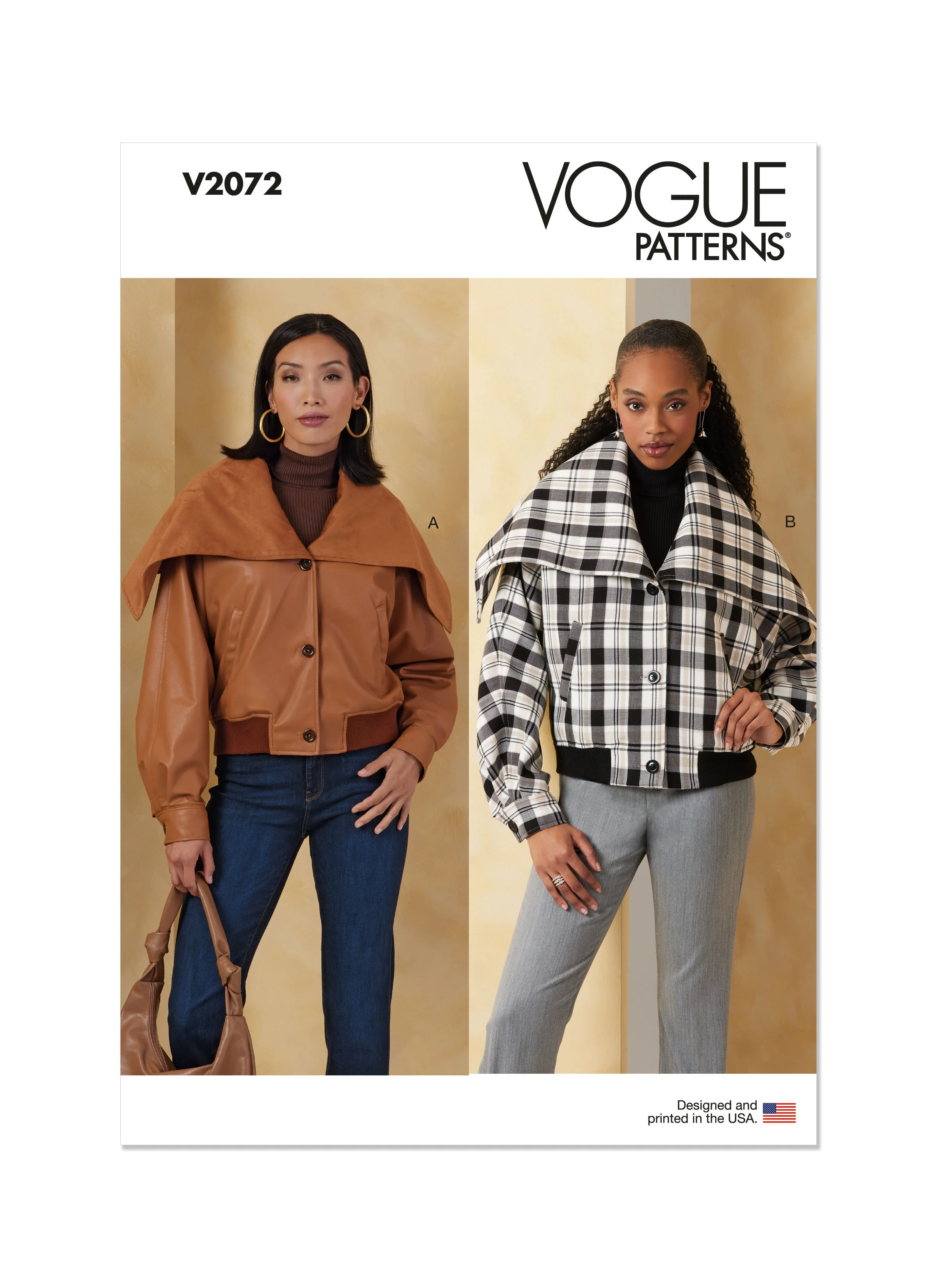 Vogue - V2072 MISSES' JACKETS
