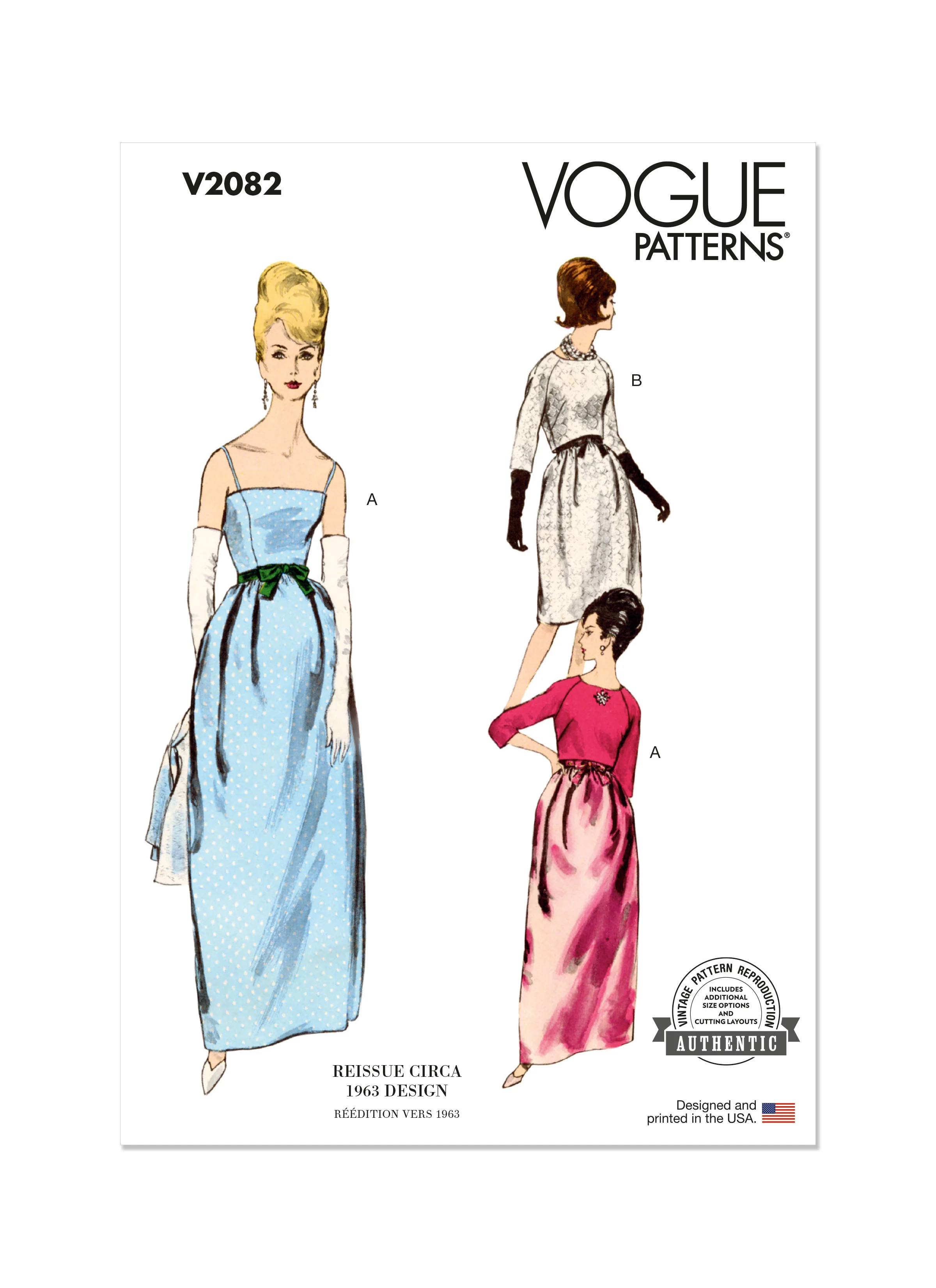 Vogue - V2082 MISSES' DRESS AND BOLERO