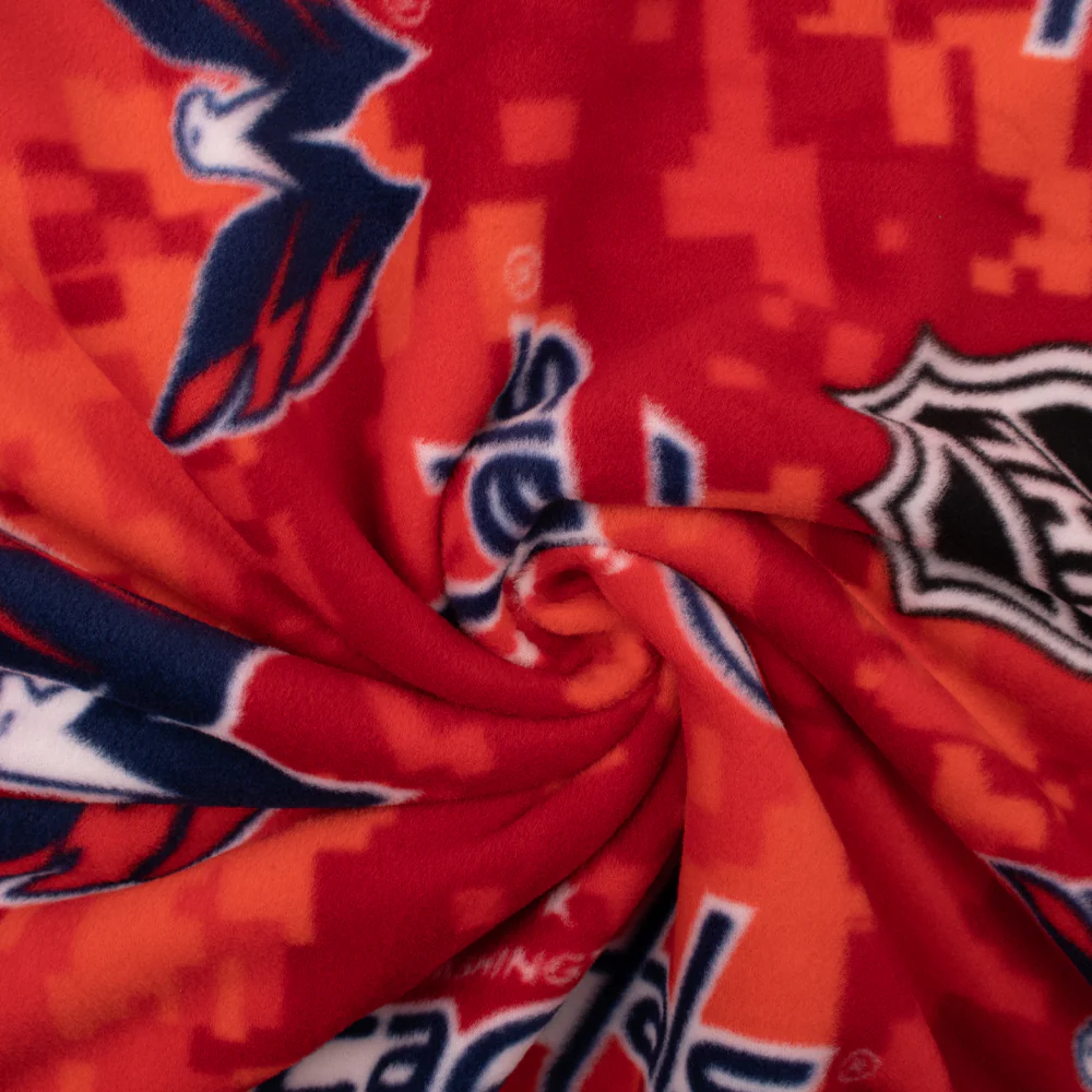 Washington Capitals - NHL Fleece Print - Logo - Red - Image 3