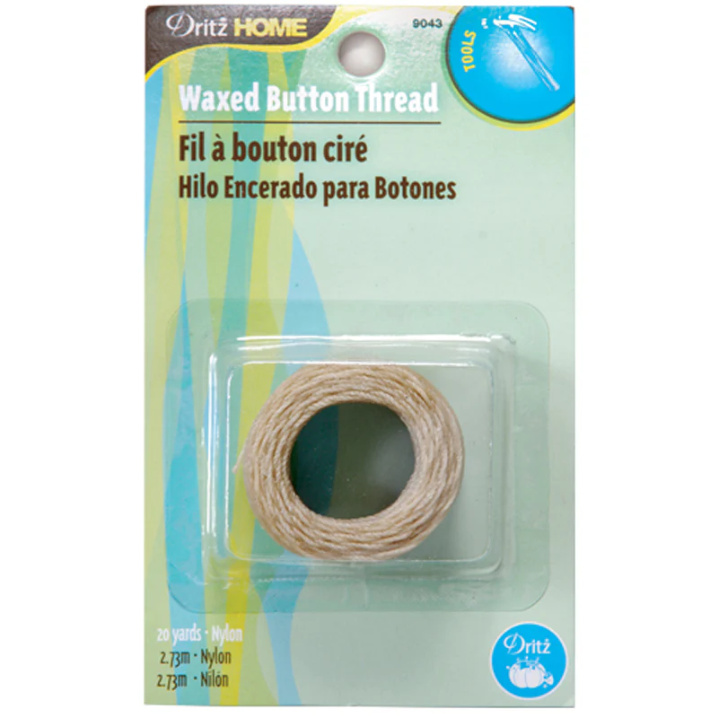 Waxed Button Thread