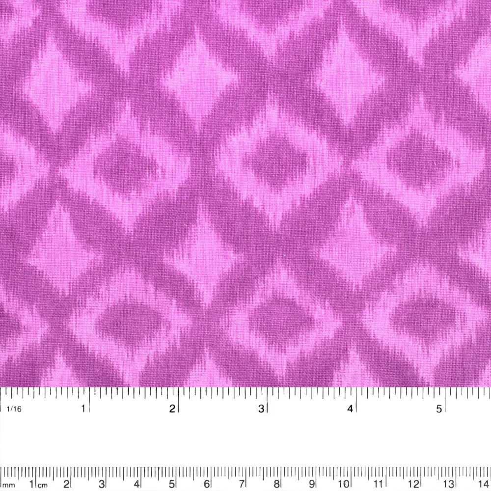 Wide Quilt Backing Print - Diamond - Purple - Image 2