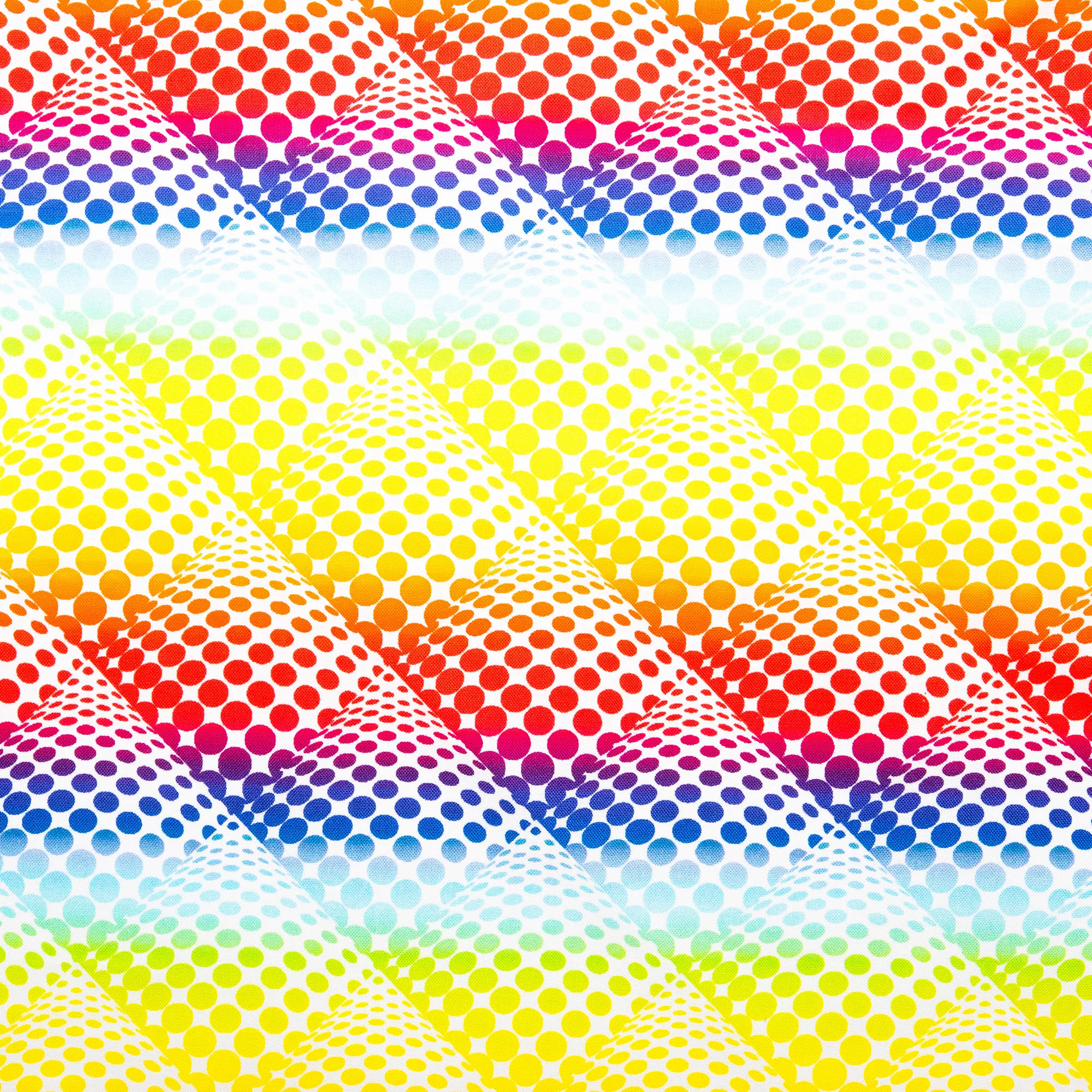 Wide Quilt Backing Print - Dots - Multicolor