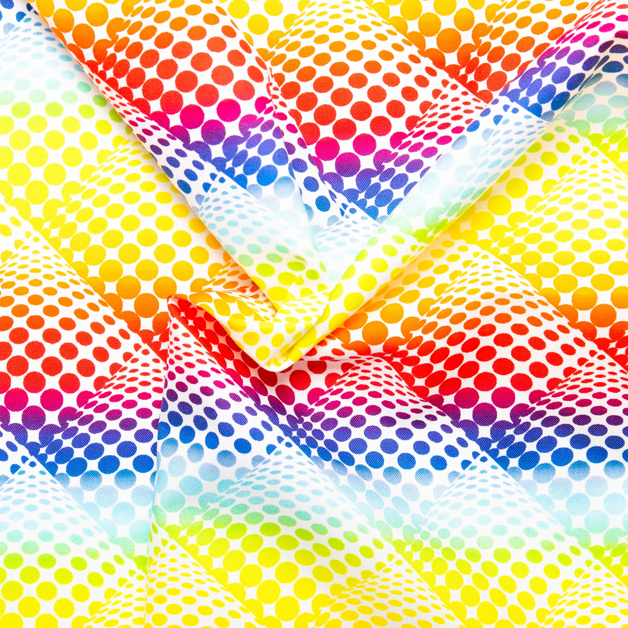 Wide Quilt Backing Print - Dots - Multicolor - Image 2
