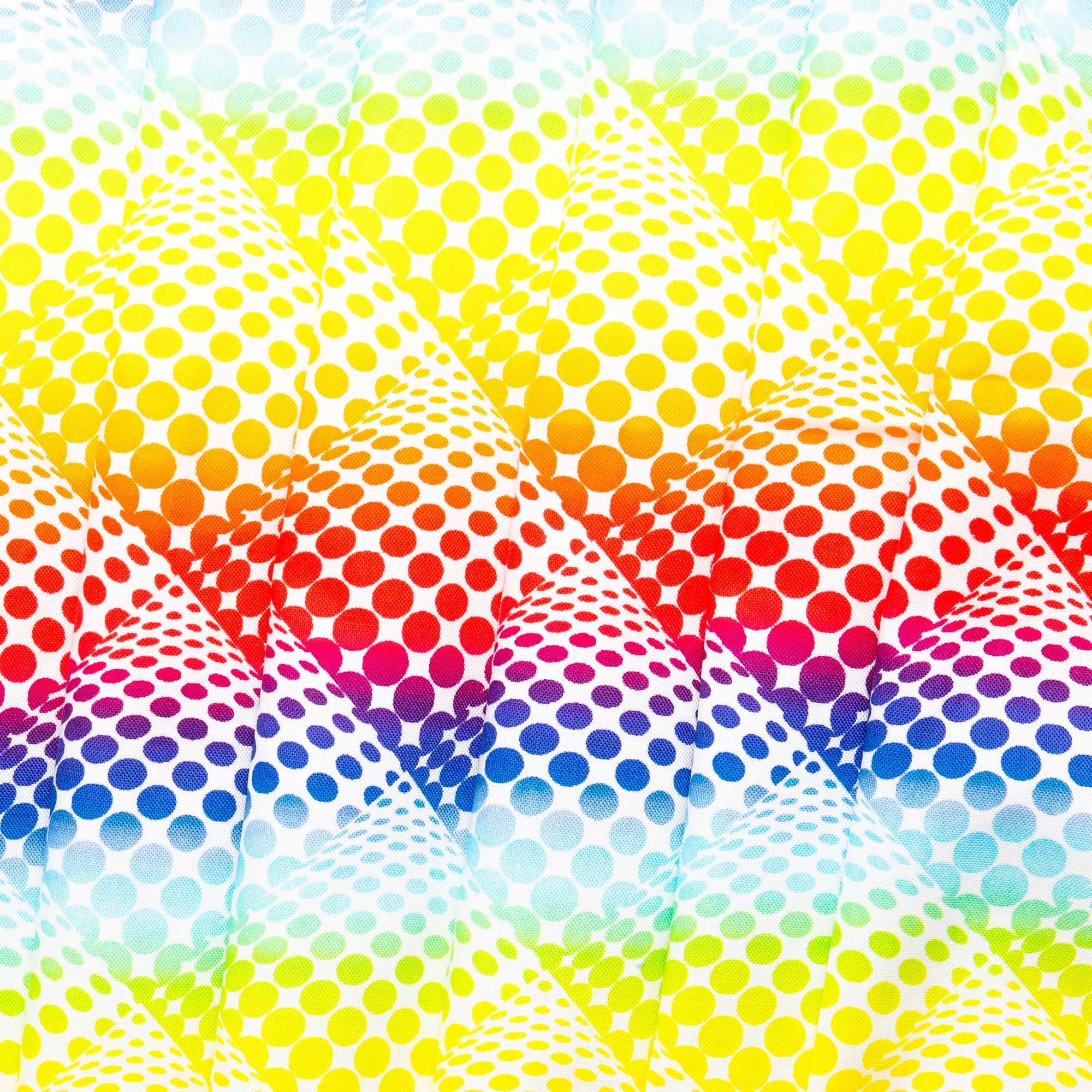 Wide Quilt Backing Print - Dots - Multicolor - Image 3