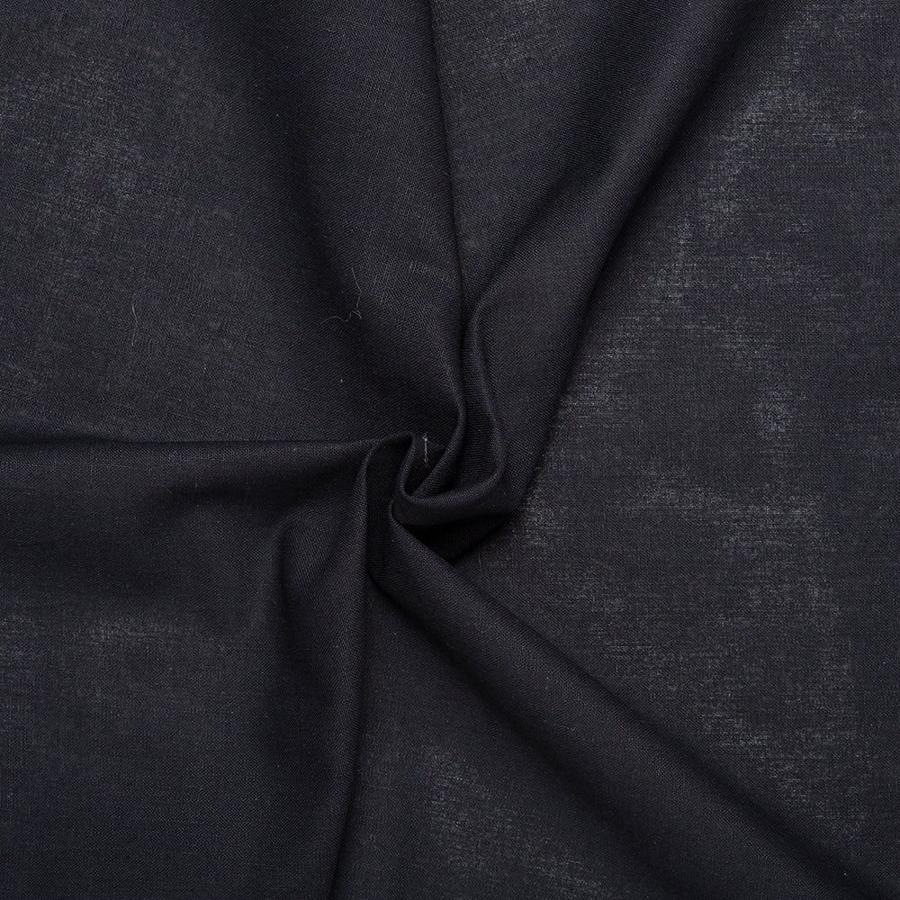Wide Quilt Backing - Solid - Black - Image 2
