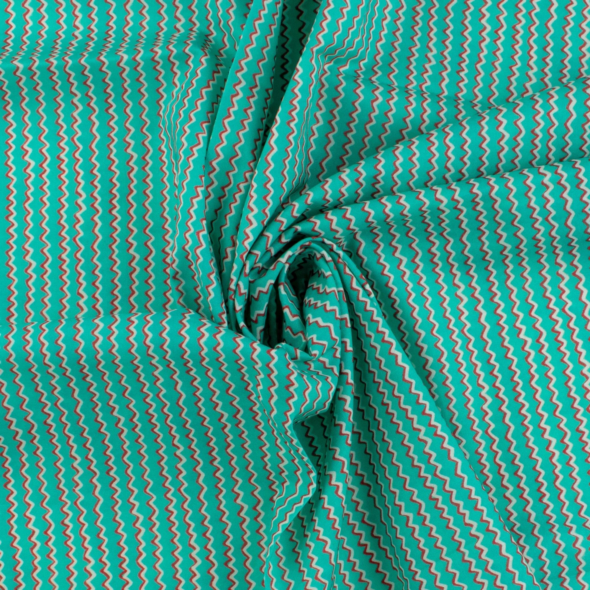 Windham Fabrics - Printed Cotton - A VERY TERRI CHRISTMAS - 003 - Turquoise - Image 2