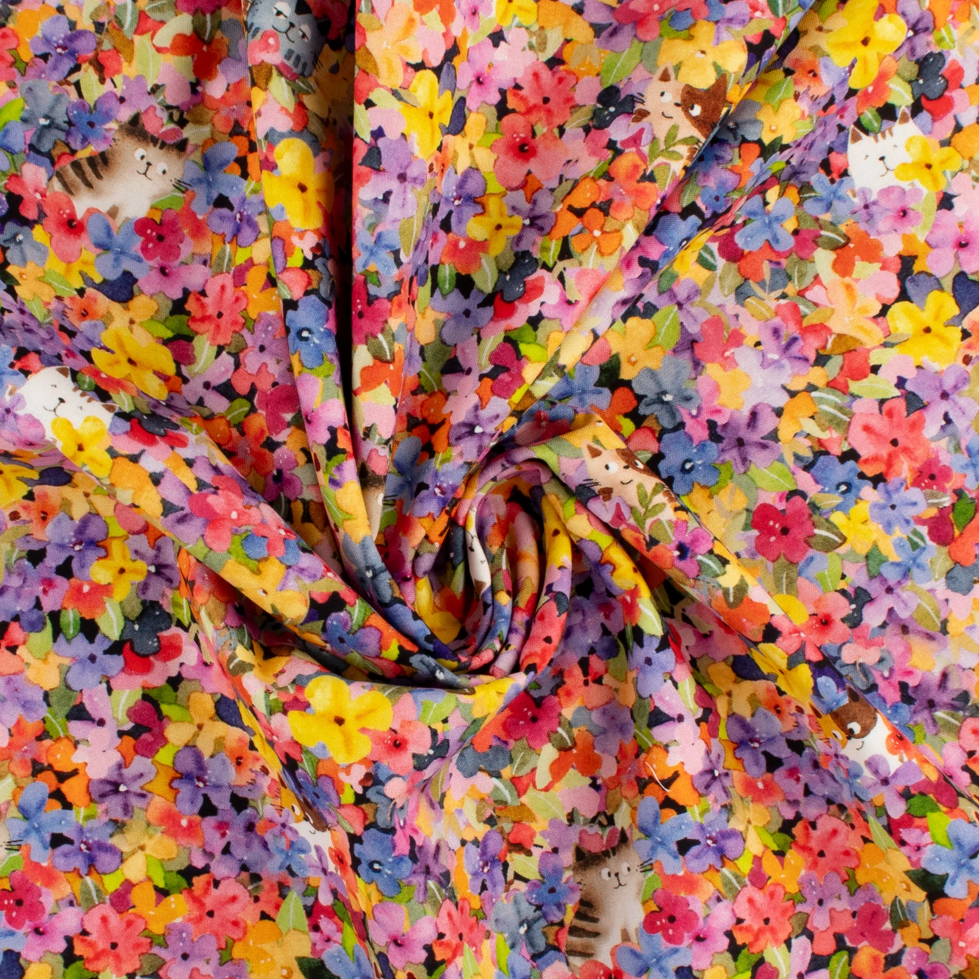 Windham Fabrics - Printed Cotton - CATS AROUND TOWN - 003 - Multicolor - Image 2