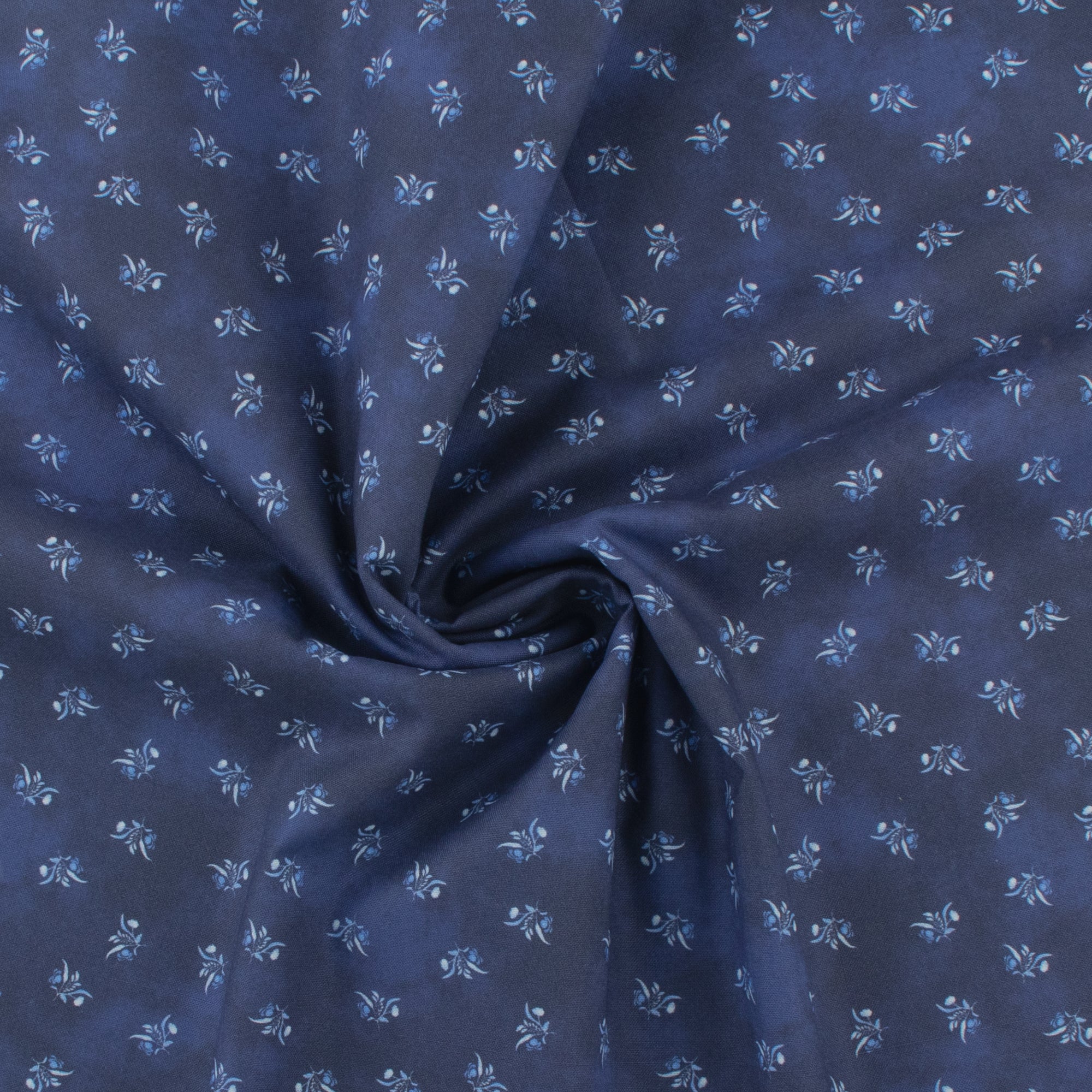 Windham Fabrics - Printed Cotton - CHINA BLUE - 001 - Blue - Image 2