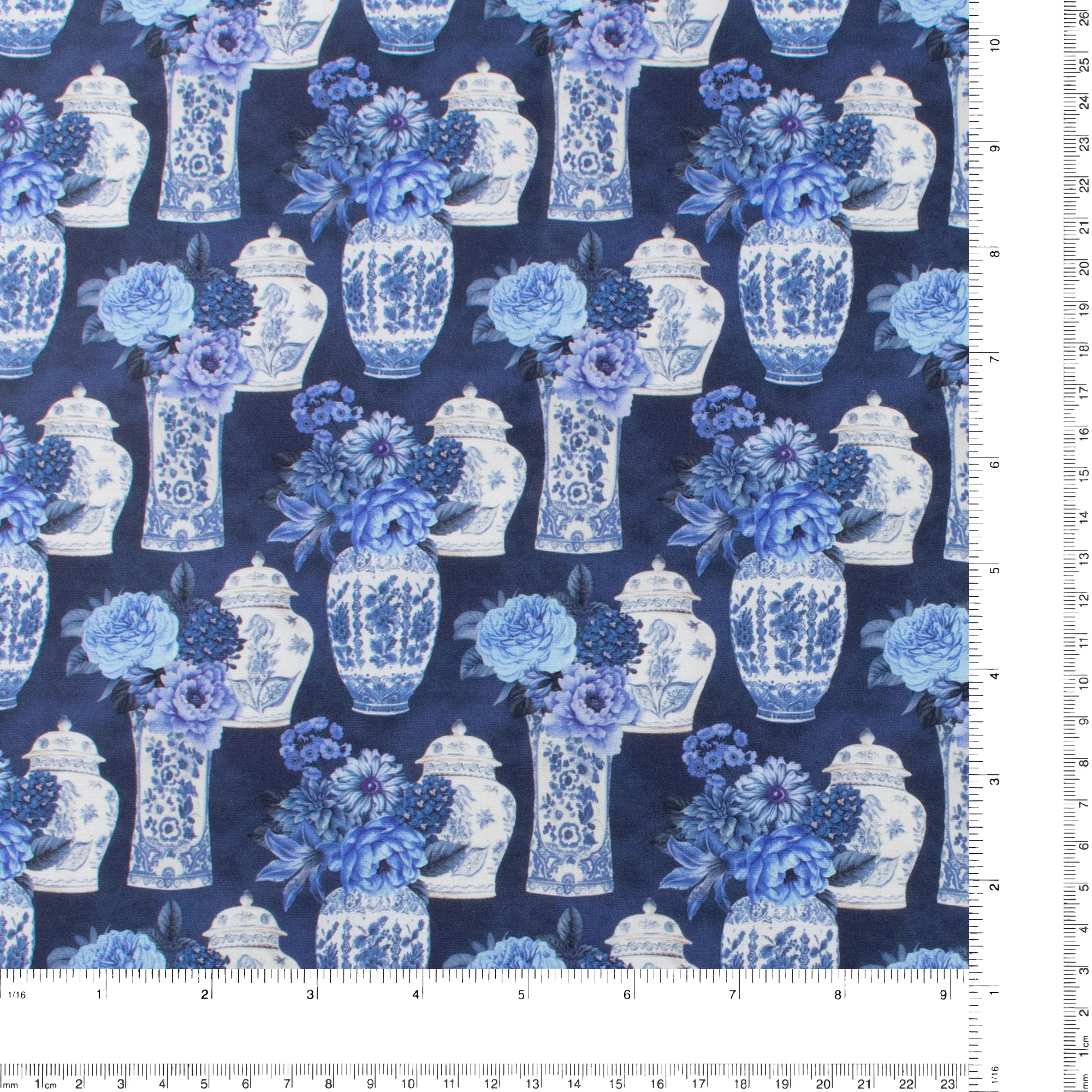 Windham Fabrics - Printed Cotton - CHINA BLUE - 008 - Blue - Image 3
