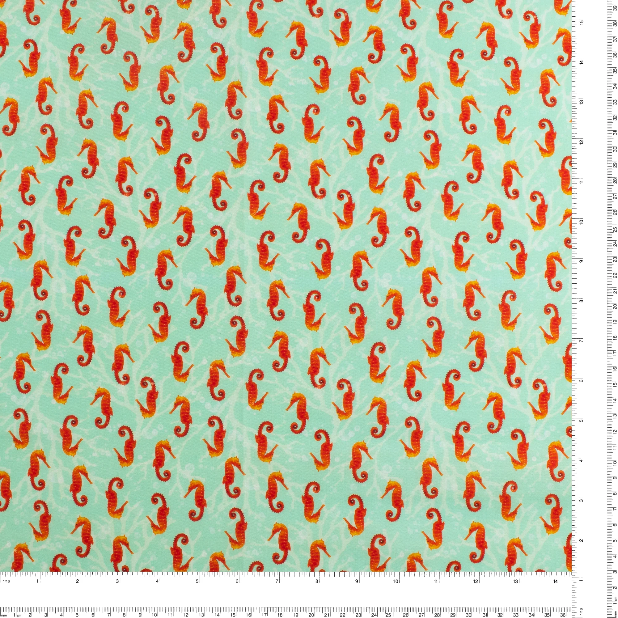 Windham Fabrics - Printed Cotton - DEEP SEA - 006 - Aqua - Image 3