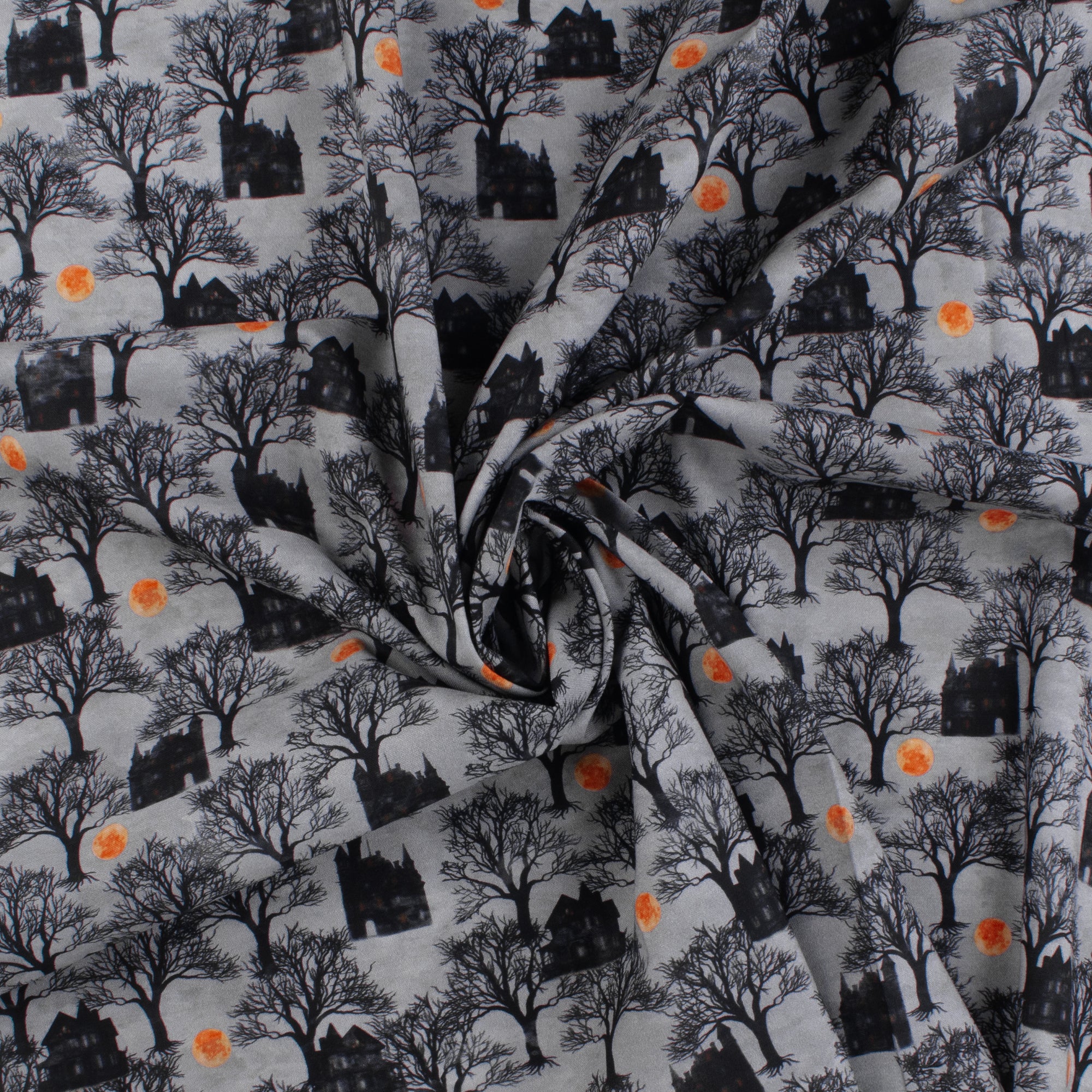 Windham Fabrics - Printed Cotton - FULL MOON - 004 - Grey - Image 2