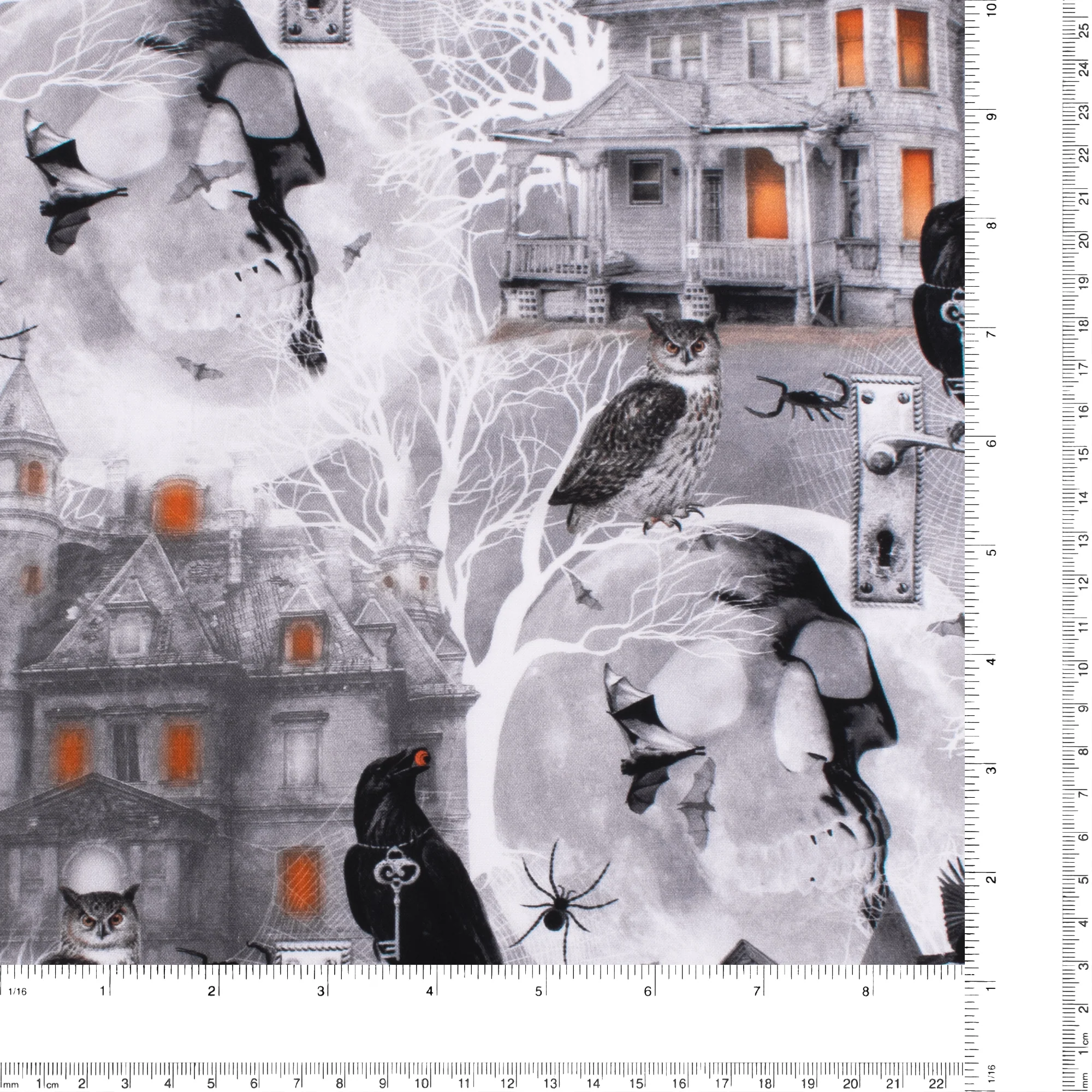 Windham Fabrics - Printed Cotton - FULL MOON - 005 - Grey - Image 3