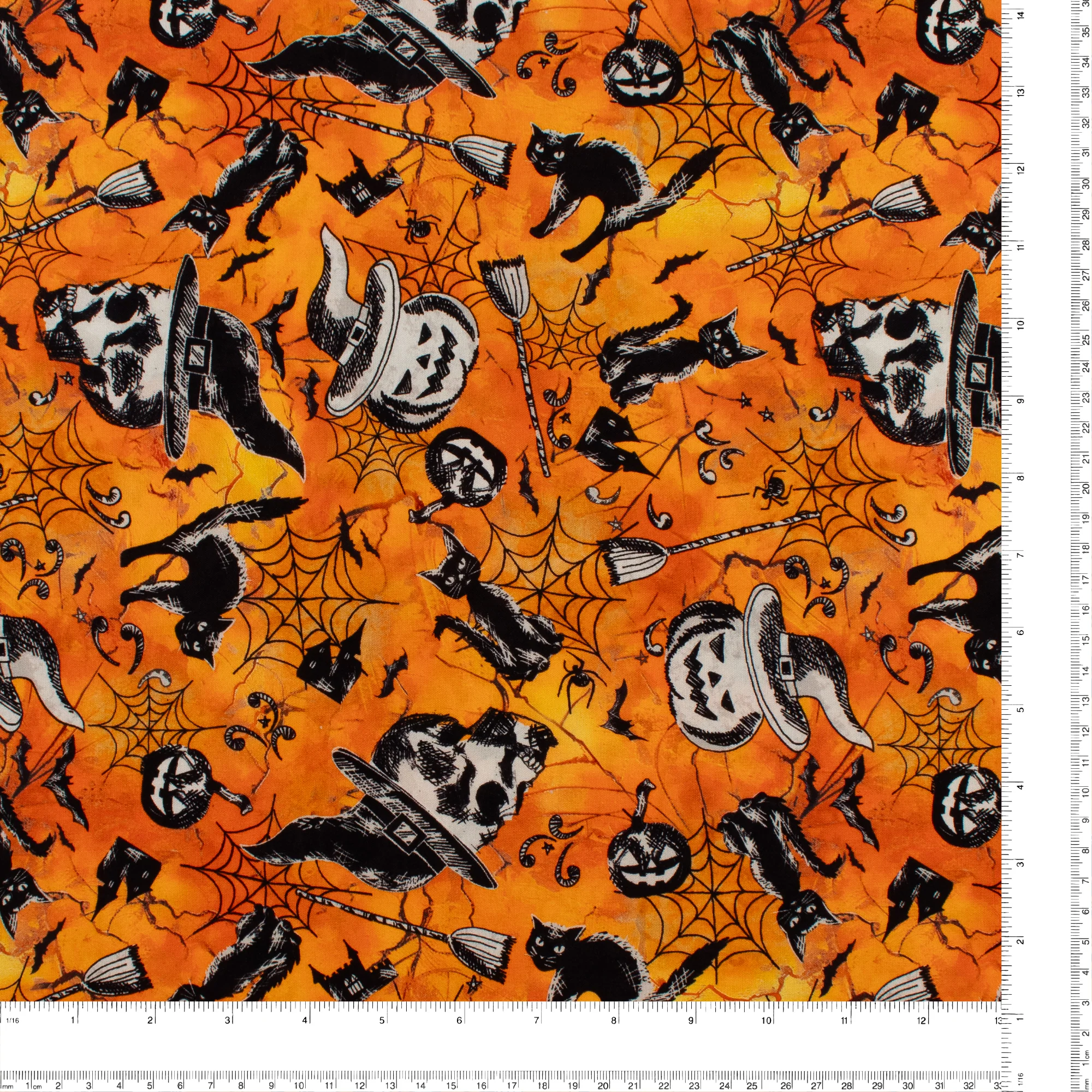 Windham Fabrics - Printed Cotton - HALLOW'S EVE - 001 - Orange - Image 3