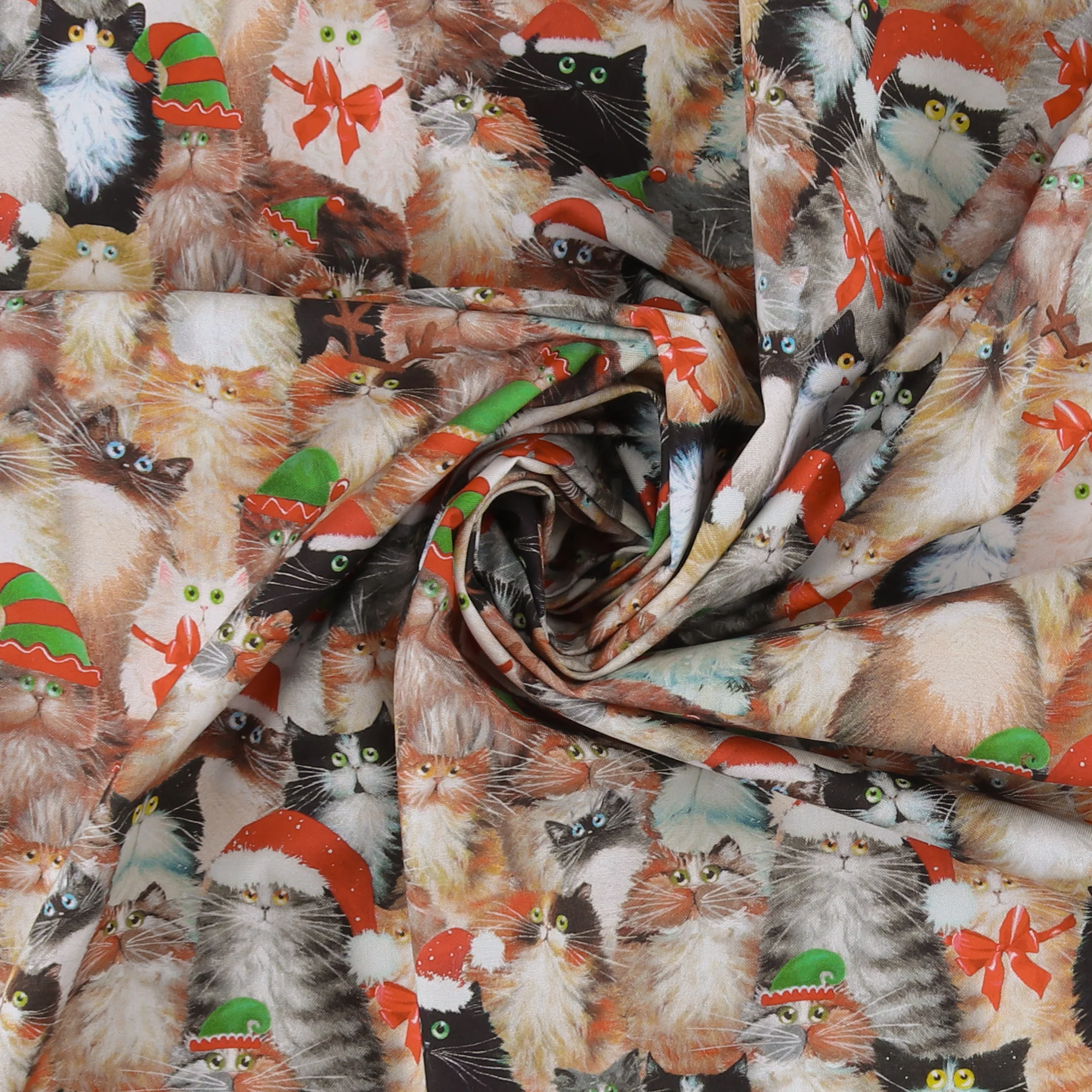 Windham Fabrics - Printed Cotton - MEOWY CHRISTMAS - 004 - Multicolor - Image 2