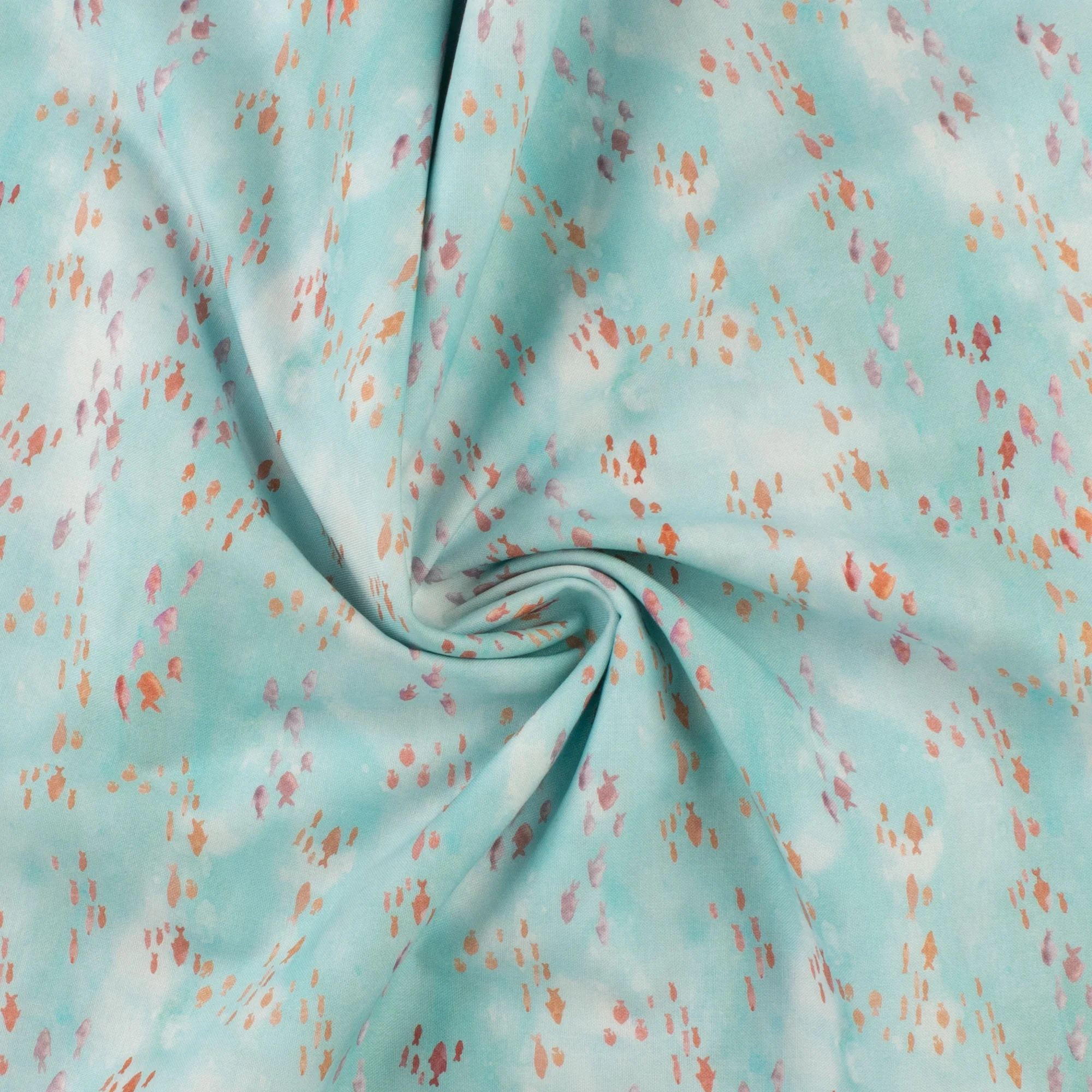 Windham Fabrics - Printed Cotton - OCEAN LIFE - 008 - Light Blue - Image 2