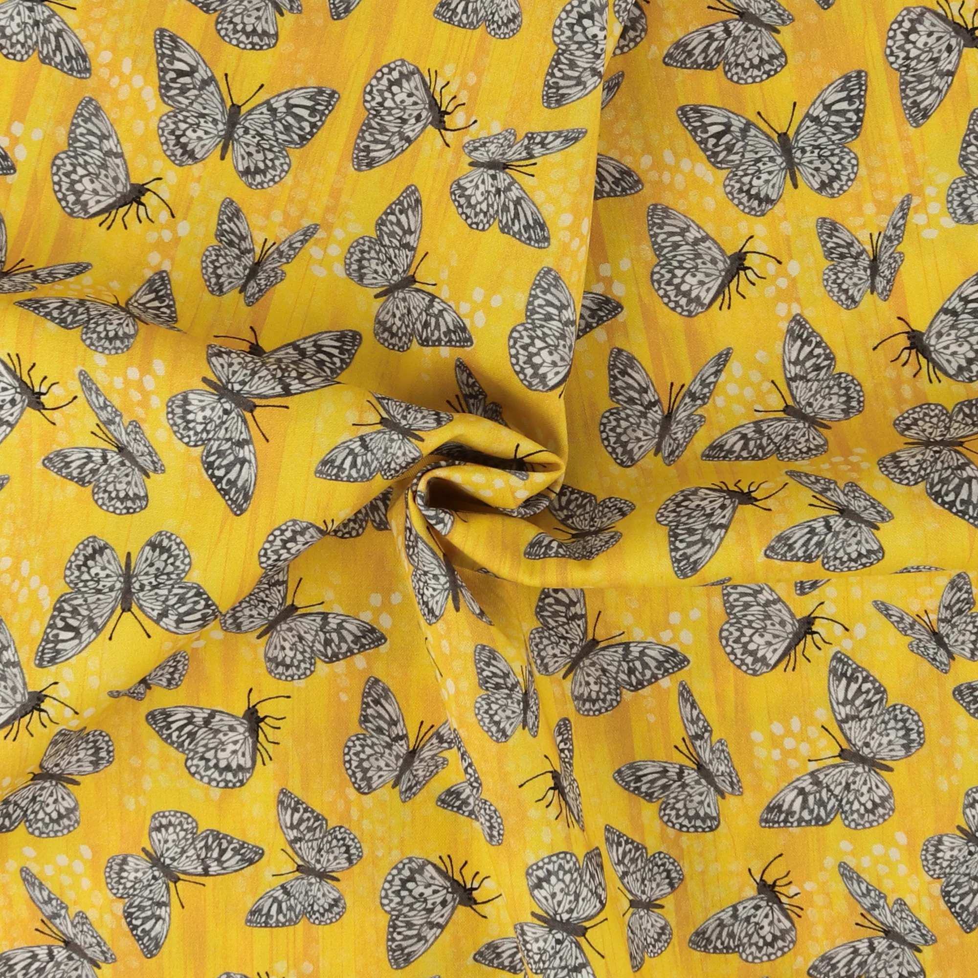 Windham Fabrics - Printed Cotton -TULIP FIELDS - 002 - Yellow - Image 2