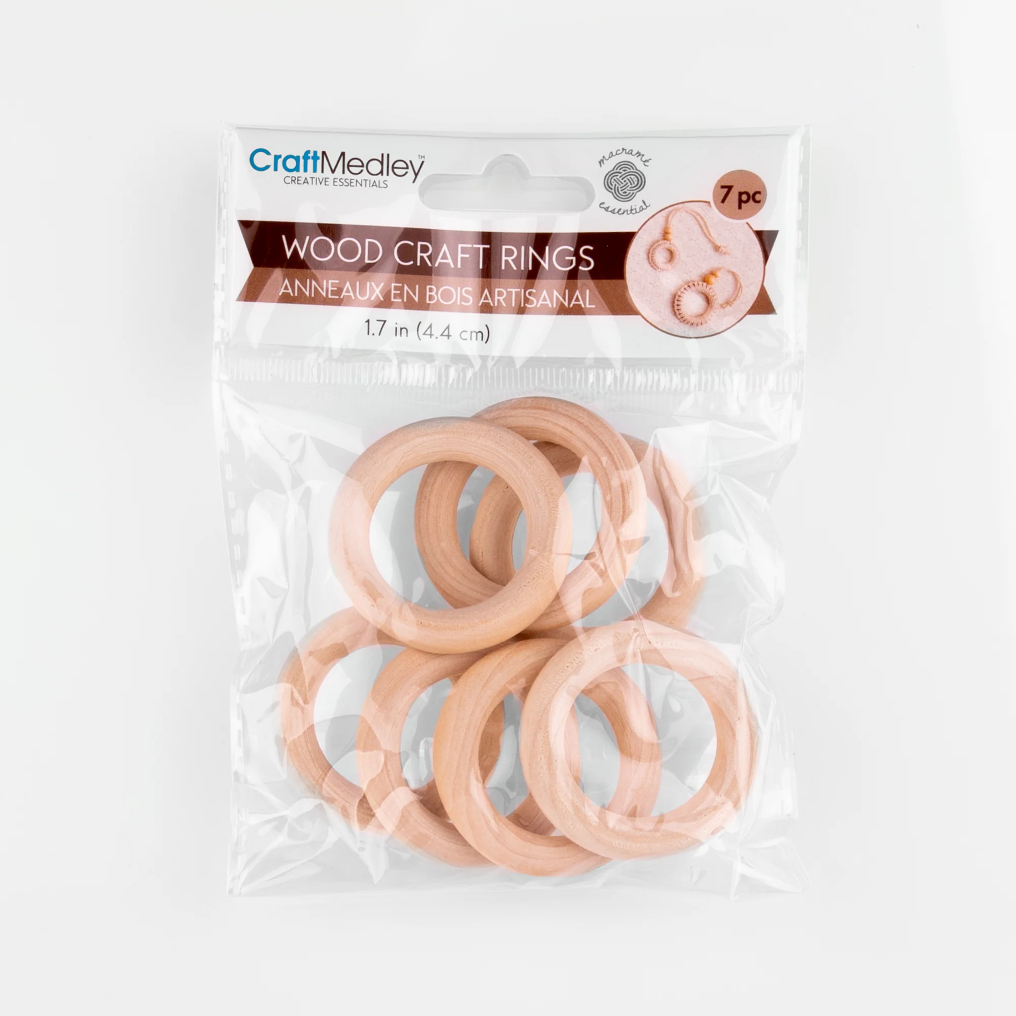 WOOD CRAFT RINGS - 45mm