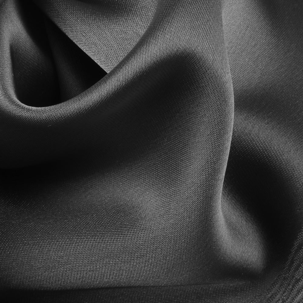 YUKA Stretch Satin - Pewter - Image 2